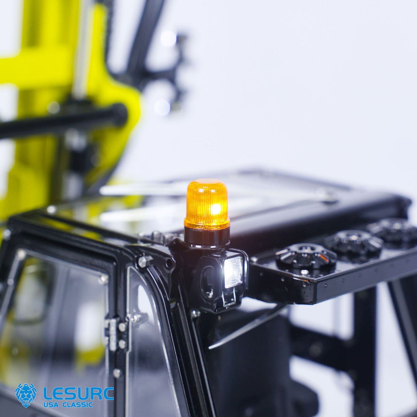 1:14 LESU Aoue-LD160S Remote Control Hydraulic Fork Lift Metal Car RC Trucks I6S Radio System SR12 Receiver