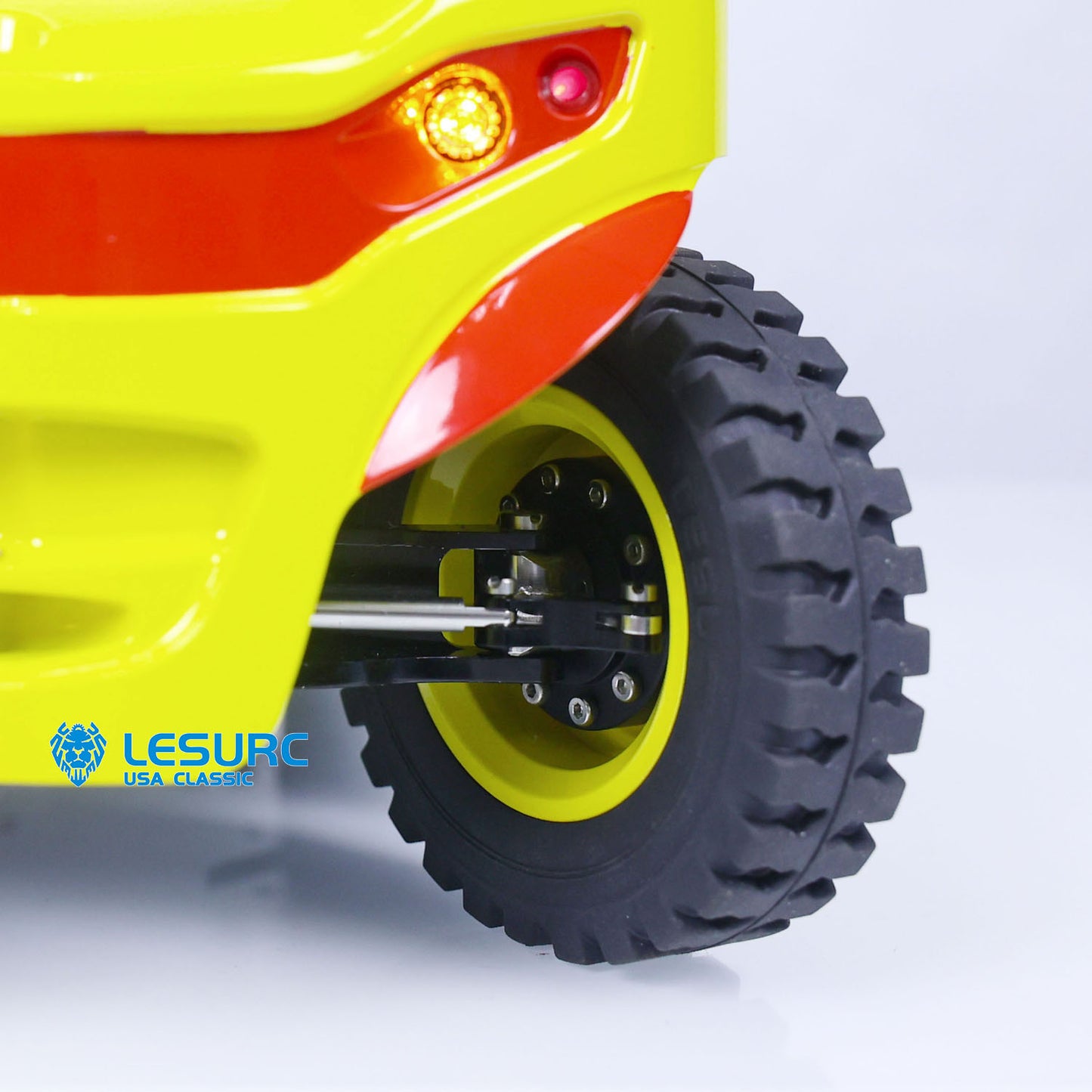 1:14 LESU Aoue-LD160S Remote Control Hydraulic Fork Lift Metal Car RC Trucks I6S Radio System SR12 Receiver