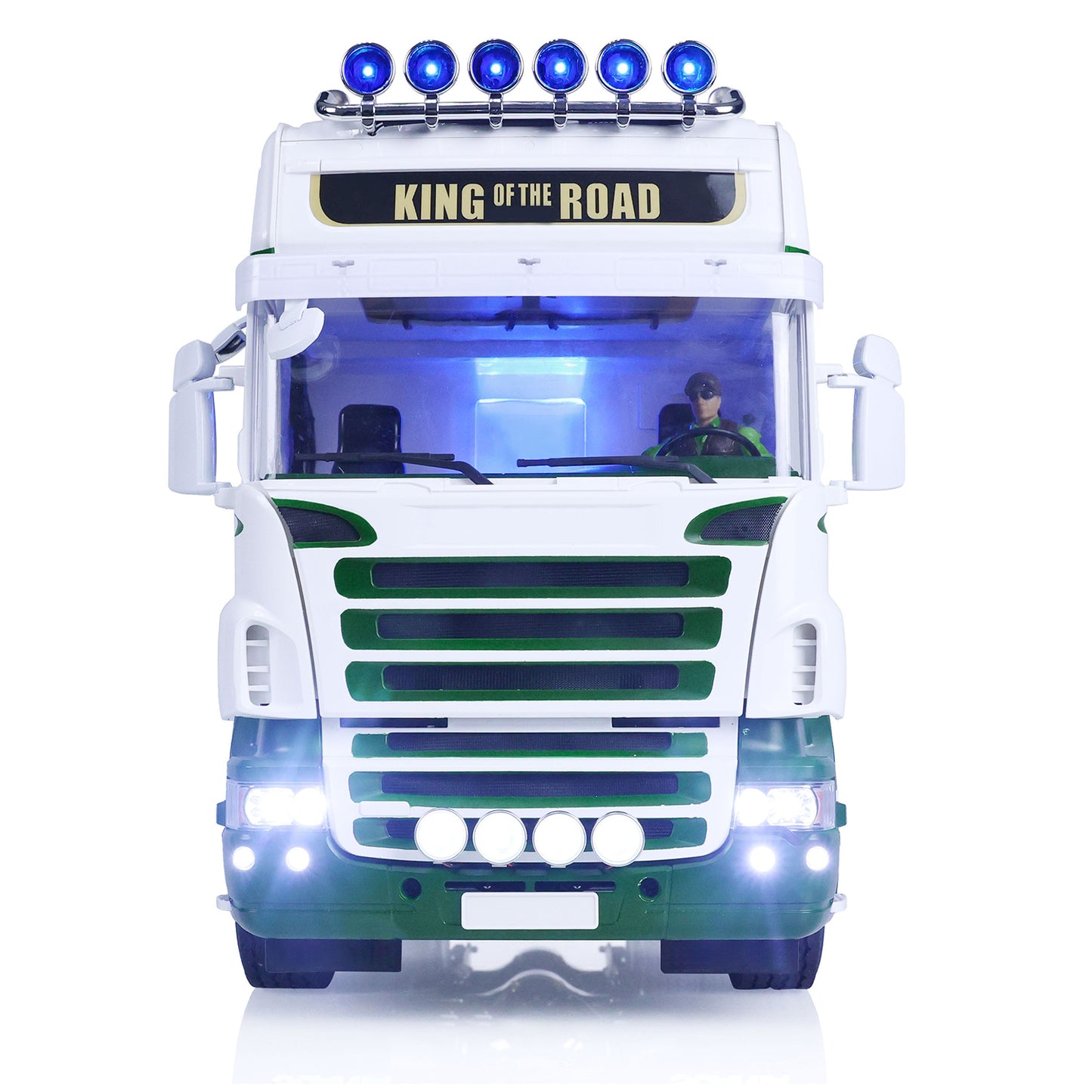 LESU 1:14 Scale DIY Radio Controlled Tractor Truck for 6x6 Remote Control Cars Model W/ Sound Light System Motor Servo ESC