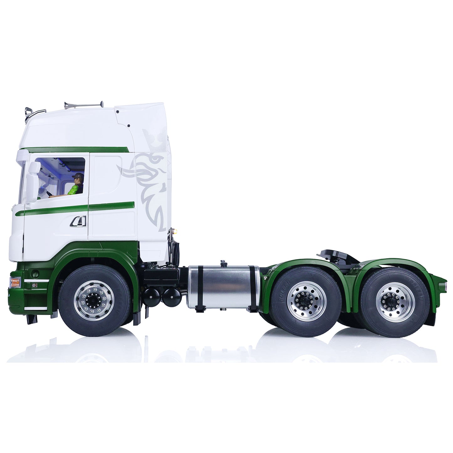 LESU 1:14 Scale DIY Radio Controlled Tractor Truck for 6x6 Remote Control Cars Model W/ Sound Light System Motor Servo ESC
