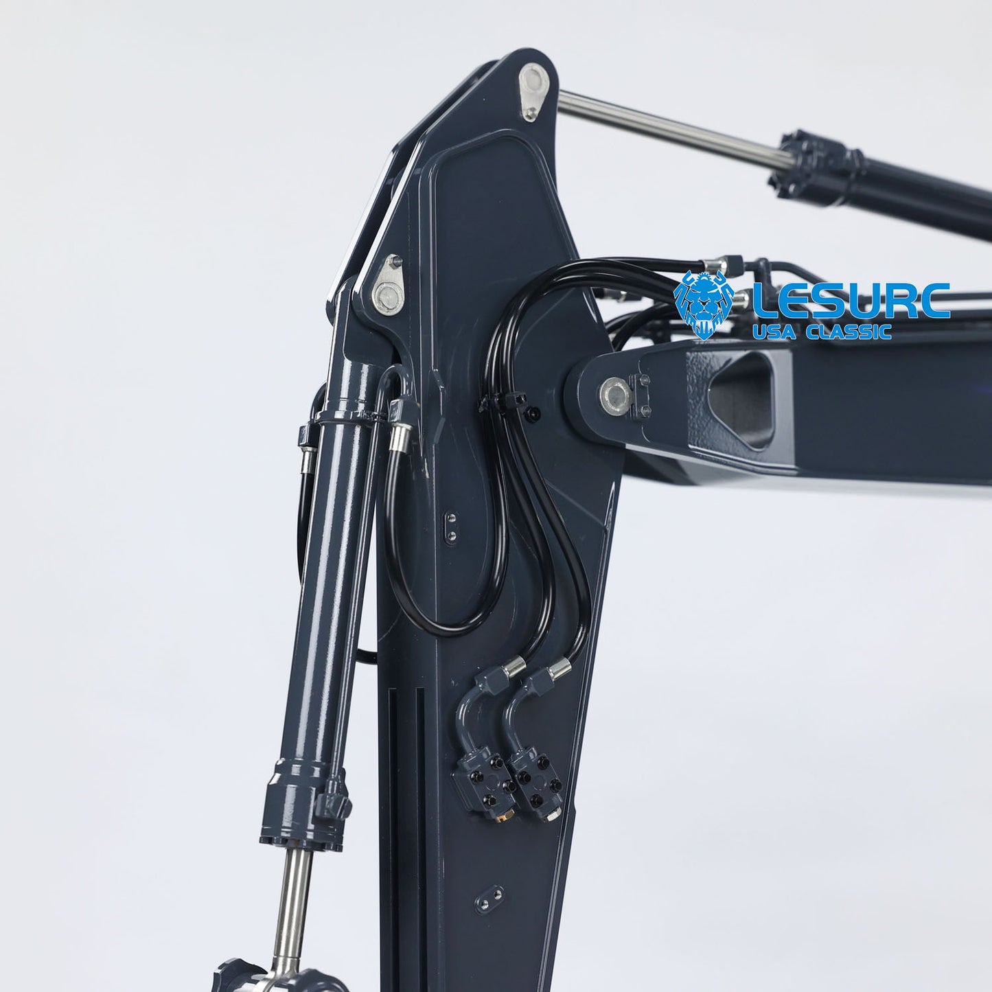 LESU AOUE LR945 3-Arm 1/14 RC Hydraulic Excavator RTR Remote Control Tracked Digger Construction Vehicle Model PL18EV Lite Radio