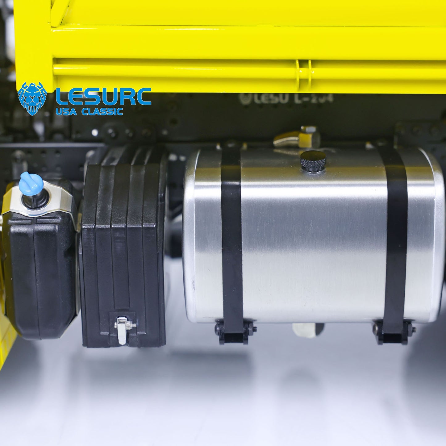 1/14 6X6 LESU RC Hydraulic Dump Truck RTR Tipper Car Fusion PRO Hobbywing Brushless Motor 5200 Battery