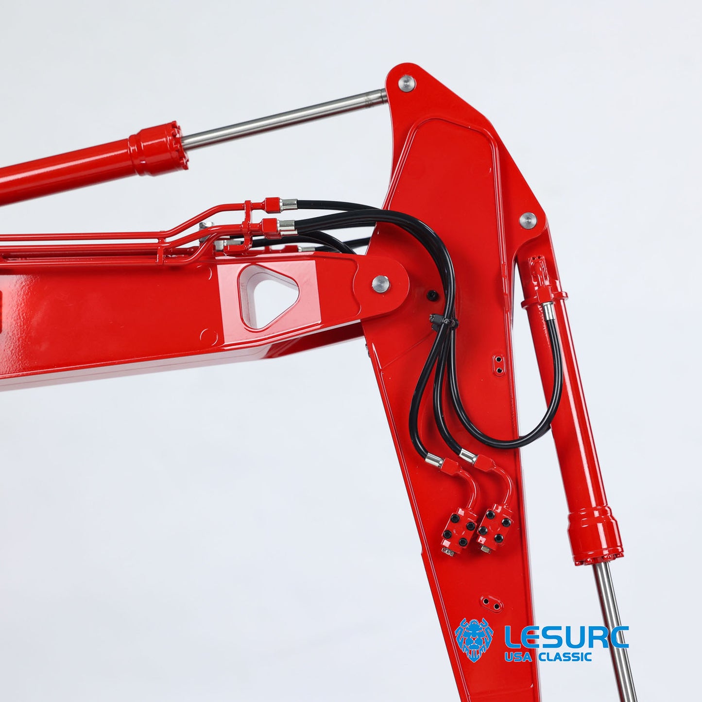 LESU AOUE LR945 3-Arm 1/14 RC Hydraulic Excavator RTR Remote Control Tracked Digger Construction Vehicle Model PL18EV Lite Radio