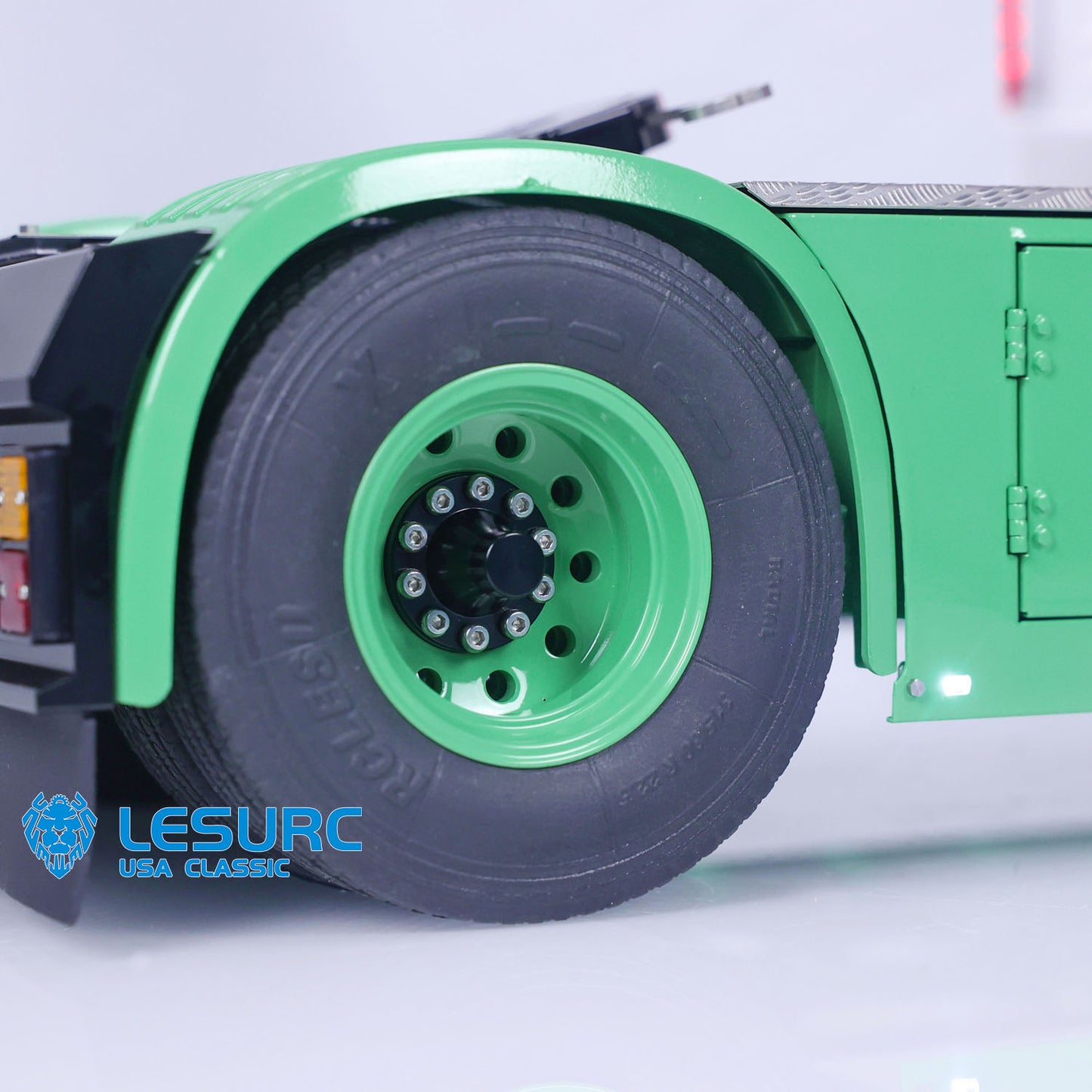 1/14 4X4 RC Tractor Truck LESU Metal Chassis Ready to Run Wireless Controlled Cars Model Painted Assembled