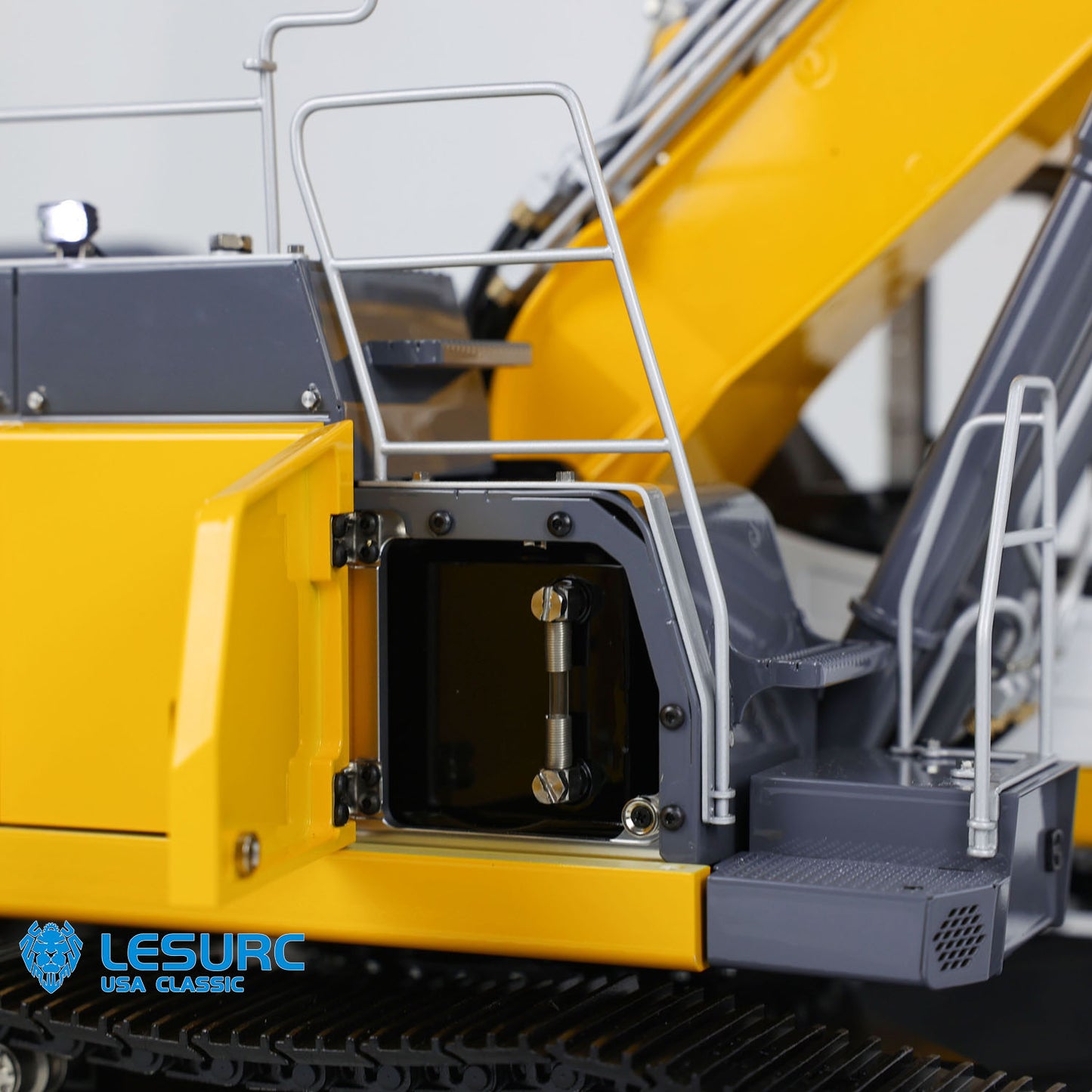 LESU Metal 1/14 Aoue LR945 3-arm Hydraulic RC Digger Painted Assembled Excavator Radio System Model