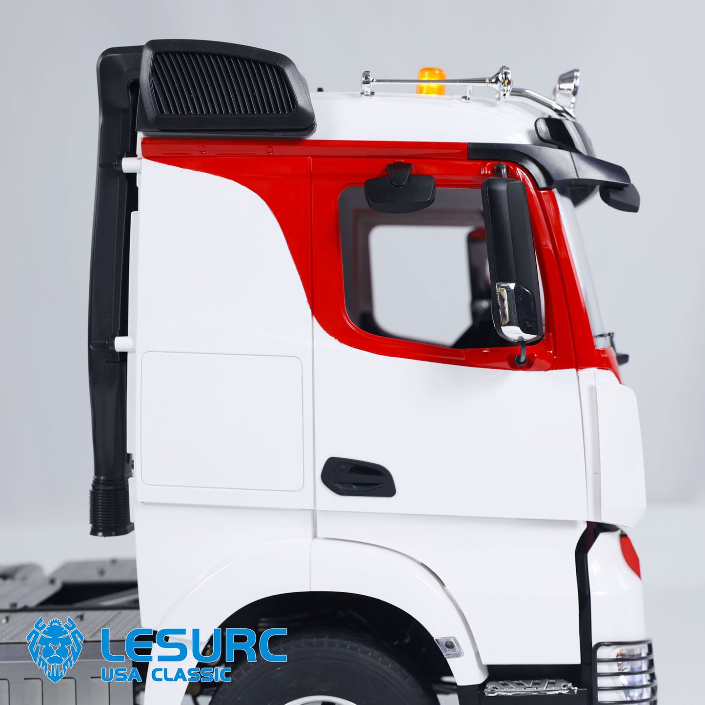LESU 1/14 6x6 RC Tractor Truck Radio Controlled Car Painted Assembled Hobby Model Metal Chassis 2-Speed Gearbox Smoke Unit
