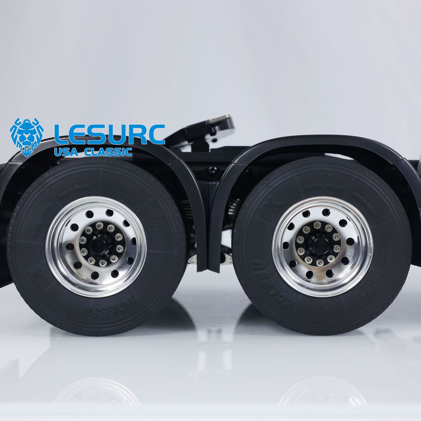 LESU 1/14 6x6 RC Tractor Truck Radio Controlled Car Painted Assembled Hobby Model Metal Chassis 2-Speed Gearbox Smoke Unit
