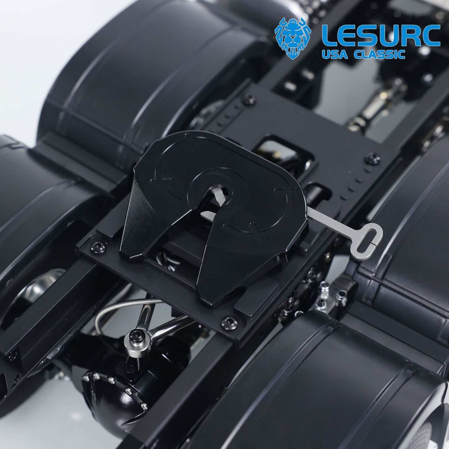 LESU 1/14 6x6 RC Tractor Truck Radio Controlled Car Painted Assembled Hobby Model Metal Chassis 2-Speed Gearbox Smoke Unit