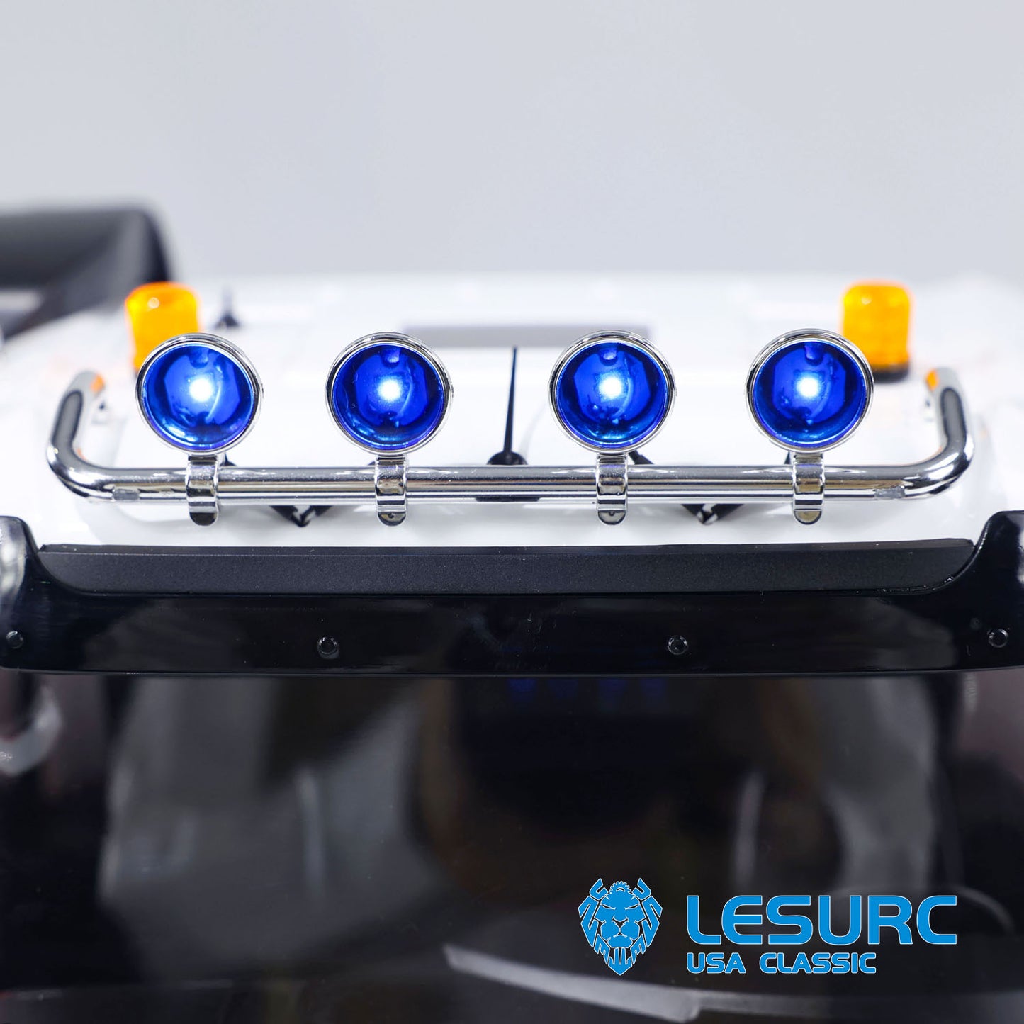 LESU 1/14 6x6 RC Tractor Truck Radio Controlled Car Painted Assembled Hobby Model Metal Chassis 2-Speed Gearbox Smoke Unit
