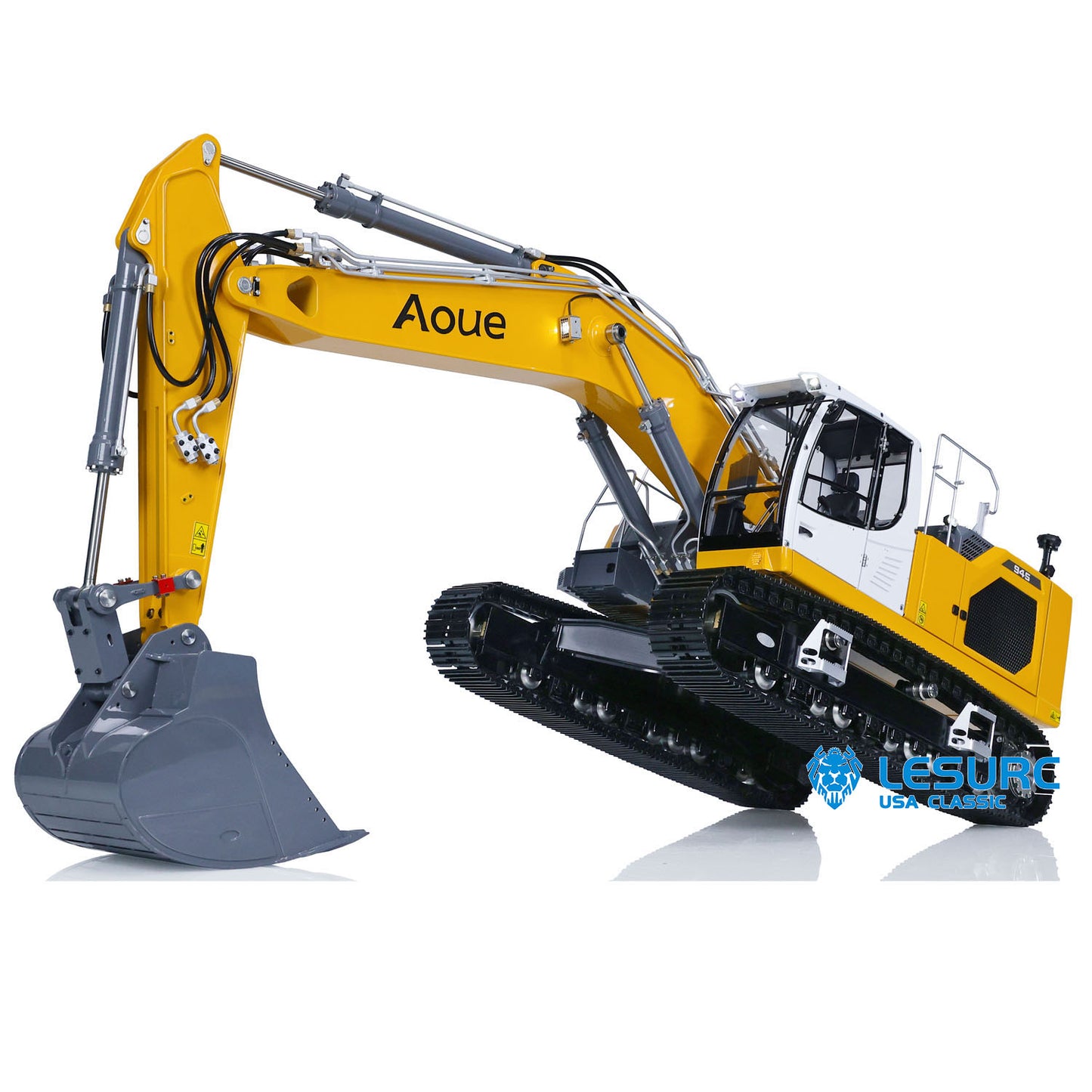 LESU Aoue-LR945 1/14 Hydraulic RC Excavator Assembled Metal Digger Engineering Vehicle Model 7-Ways Reversing Valve