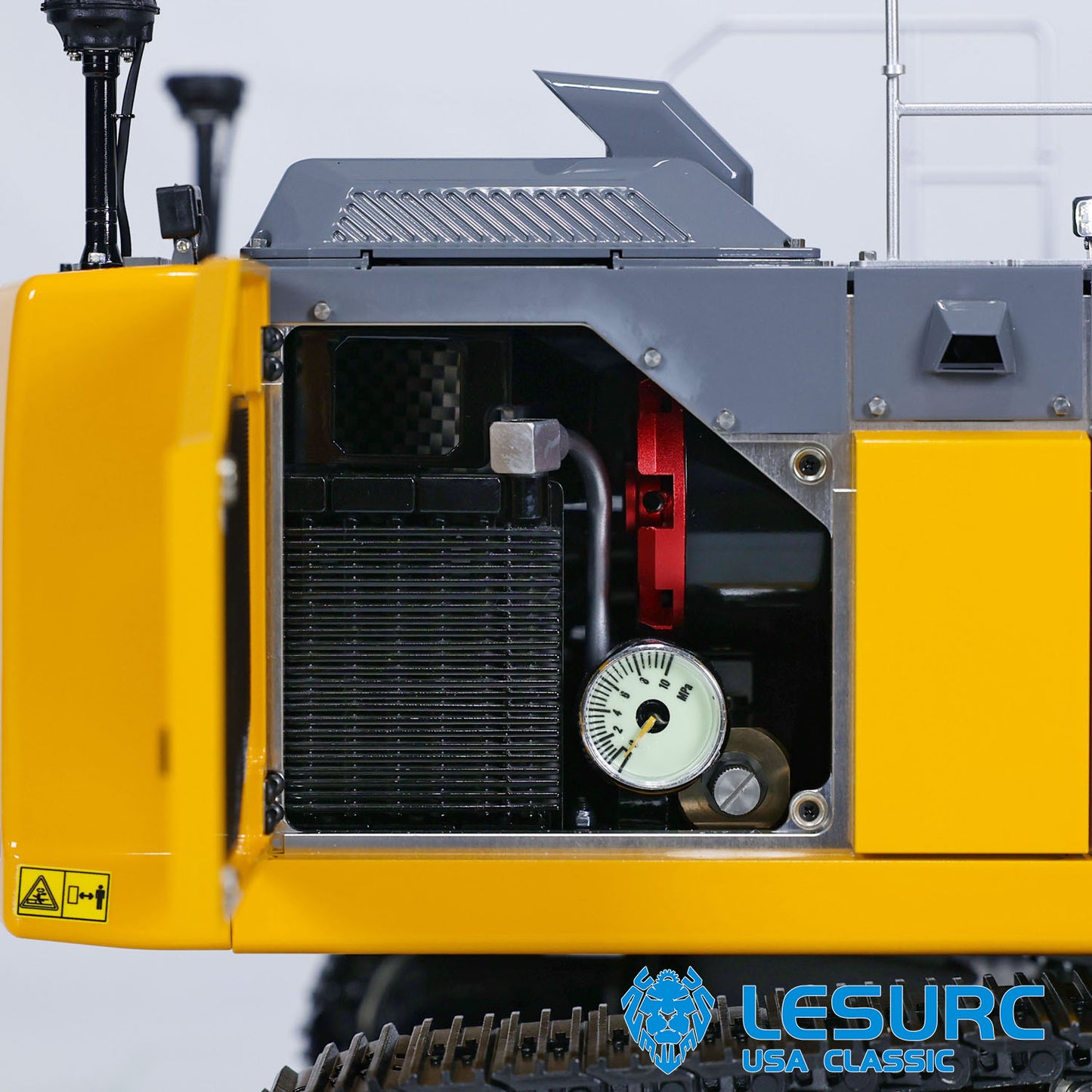 LESU Aoue-LR945 1/14 Hydraulic RC Excavator Assembled Metal Digger Engineering Vehicle Model 7-Ways Reversing Valve