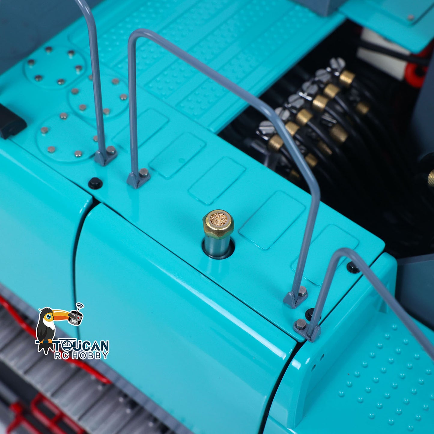 LESU 1/14 Remote Control Metal Hydraulic Excavator SK500 RC Digger Finished/KIT Model 6CH Valve 3MAP Pump Brass Relief Valve Lights