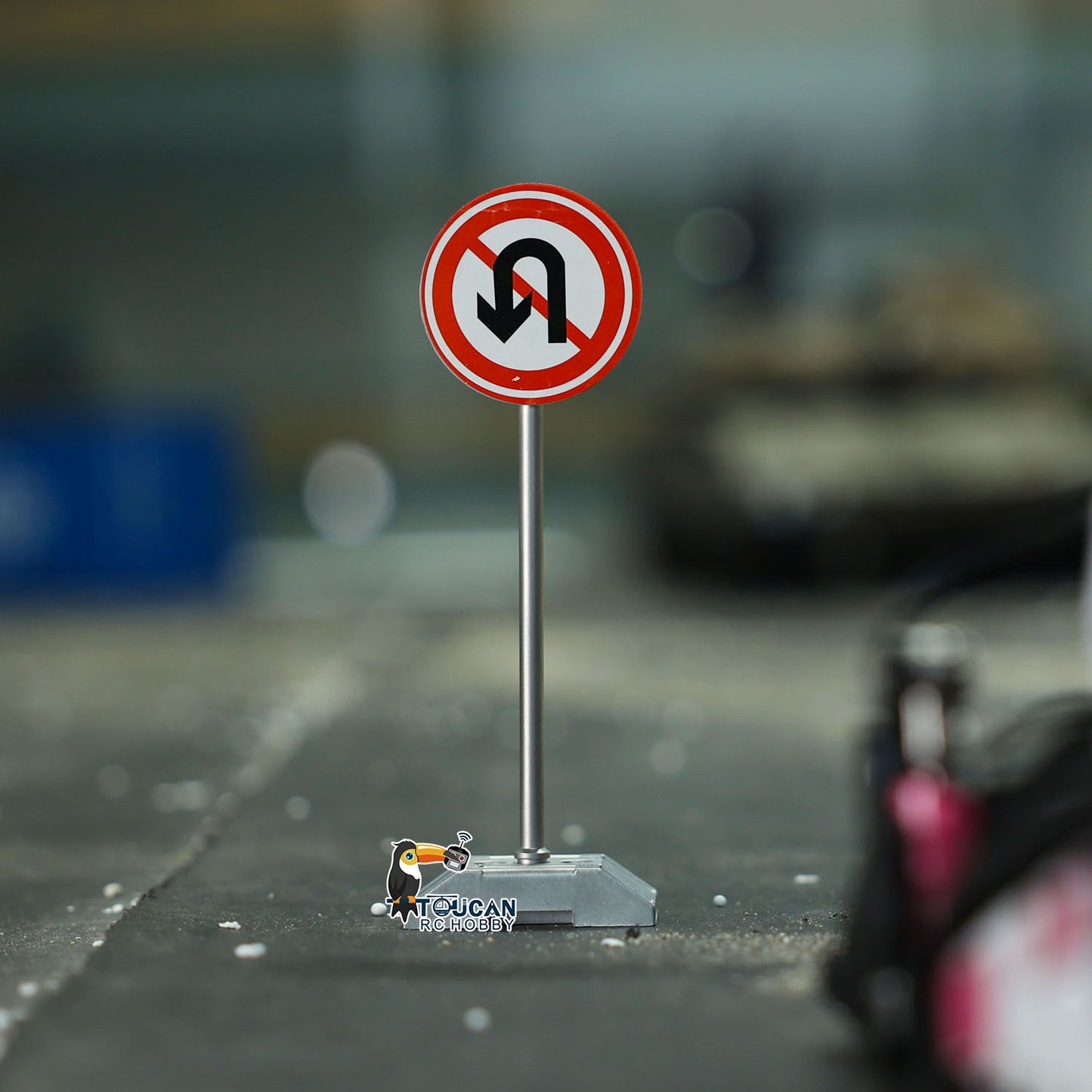 1/14 Decorative Traffic Sign Simulated Ornaments for RC Construction Vehicle Radio Control Car Dumper Trucks Model
