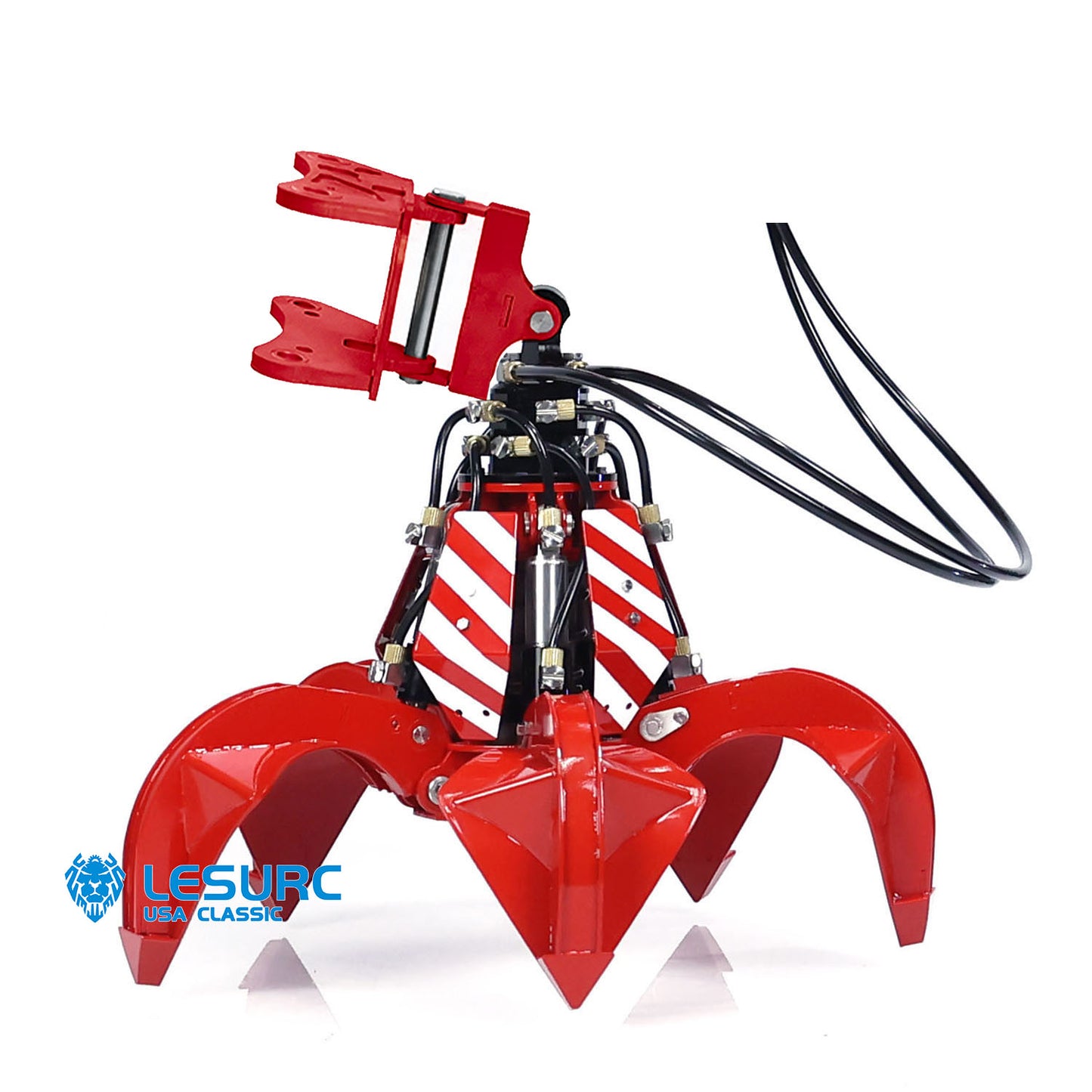 Metal LESU Hydraulic Orange Peel Grab for 1/14 ET35 RC Excavators B0006 Models Painted Assembled
