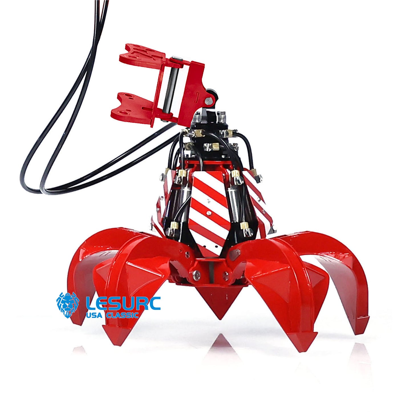 Metal LESU Hydraulic Orange Peel Grab for 1/14 ET35 RC Excavators B0006 Models Painted Assembled