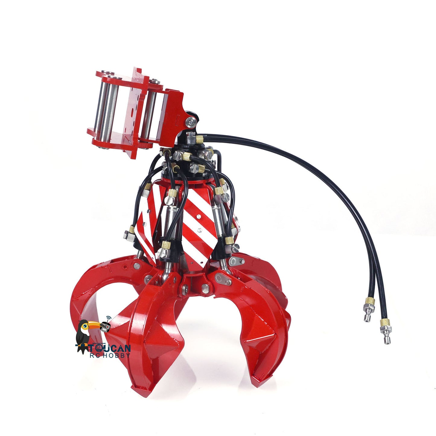 LESU Metal Hydraulic Orange Peel Grab for 1/14 RC Excavator AC360 ET26L ET30H Remote Control Digger Model