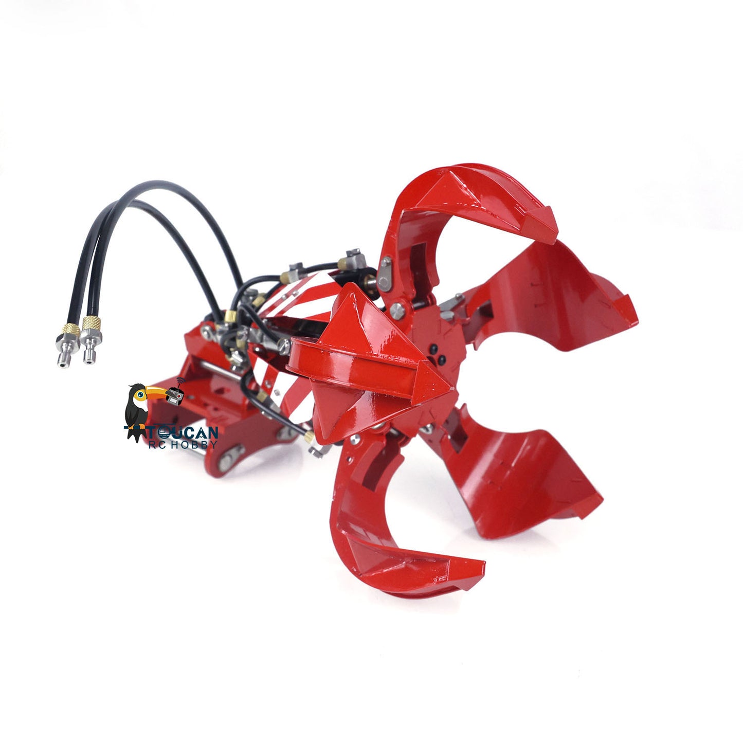 LESU Metal Hydraulic Orange Peel Grab for 1/14 RC Excavator AC360 ET26L ET30H Remote Control Digger Model