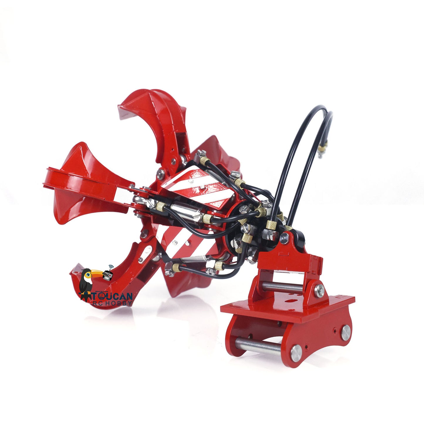 LESU Metal Hydraulic Orange Peel Grab for 1/14 RC Excavator AC360 ET26L ET30H Remote Control Digger Model