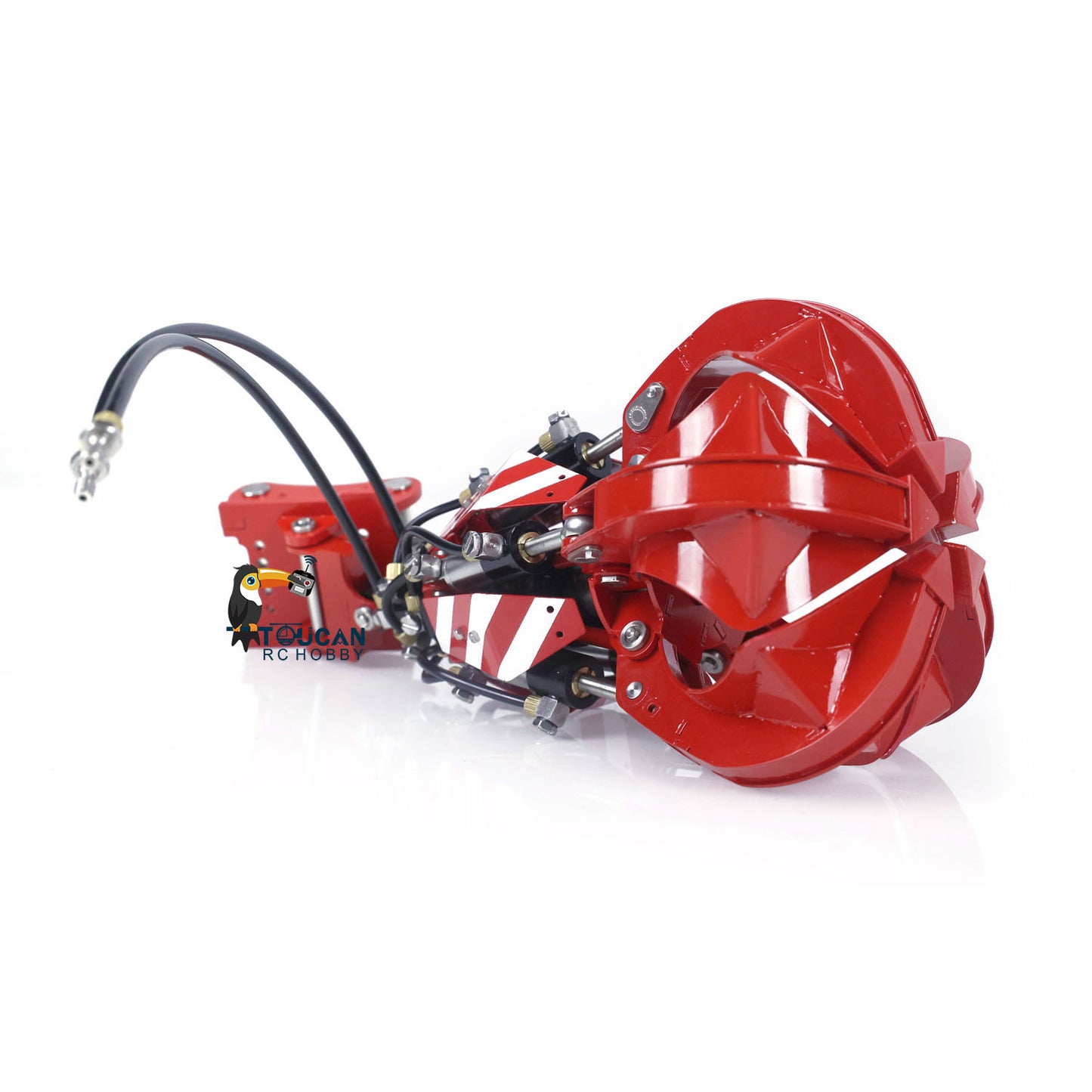 LESU Metal Hydraulic Orange Peel Grab for 1/14 RC Excavator AC360 ET26L ET30H Remote Control Digger Model