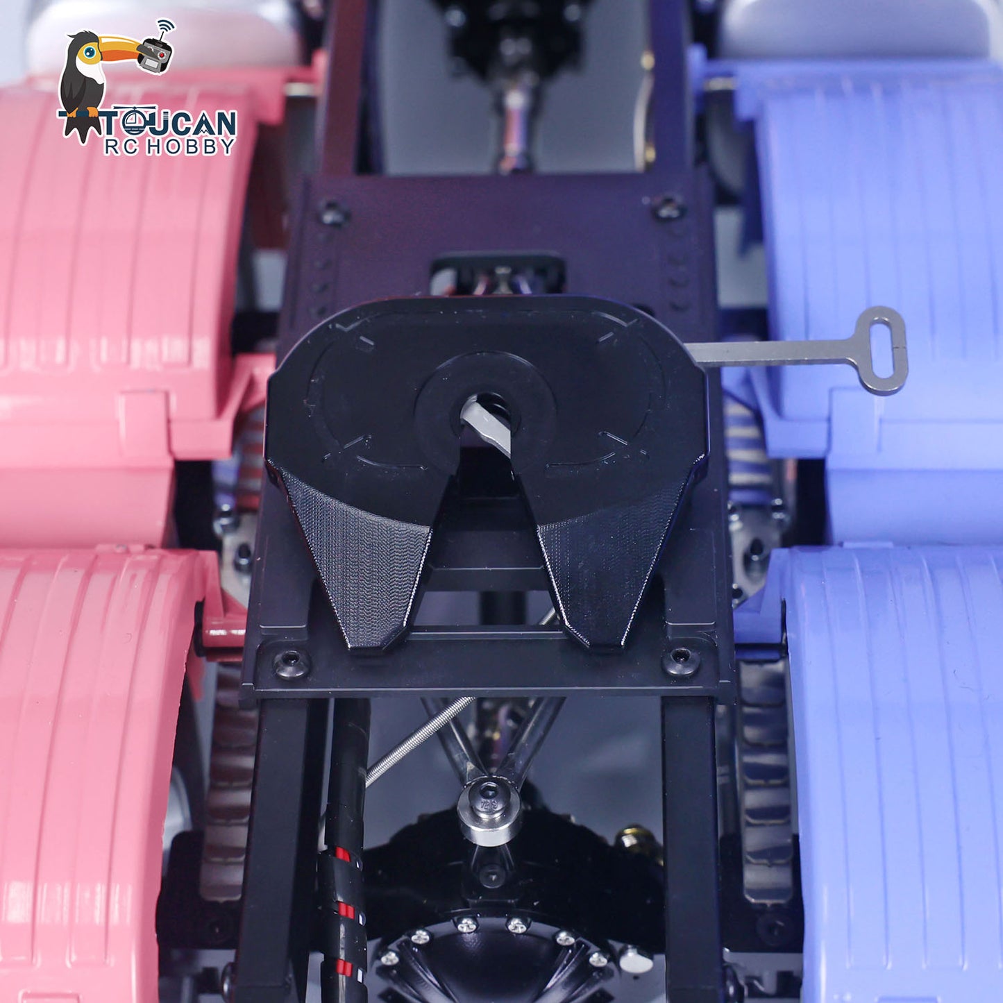 LESU 1/14 RC Tractor Truck 6X6 Metal Chassis Radio Control Car Customized Painted Model Sound Light