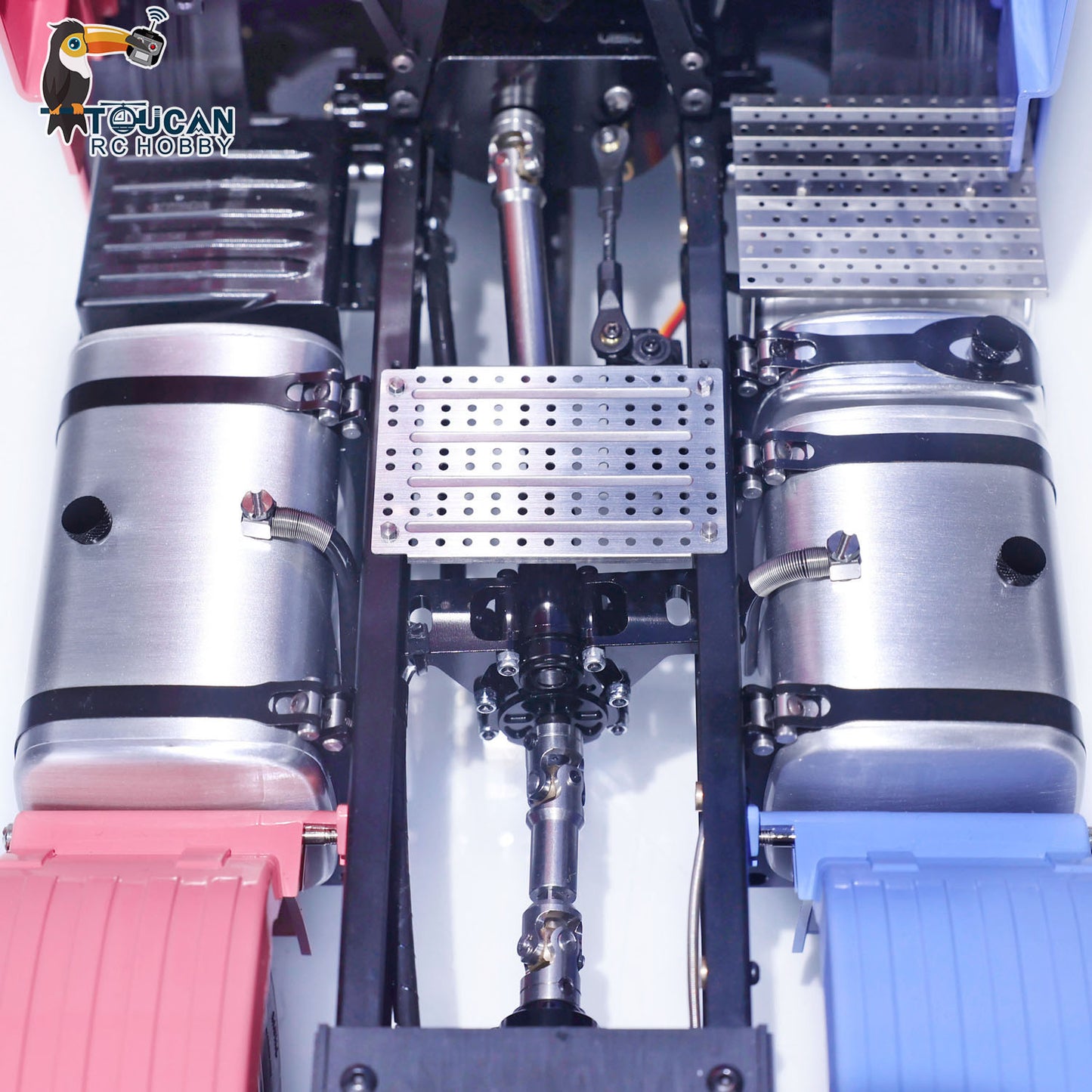 LESU 1/14 RC Tractor Truck 6X6 Metal Chassis Radio Control Car Customized Painted Model Sound Light