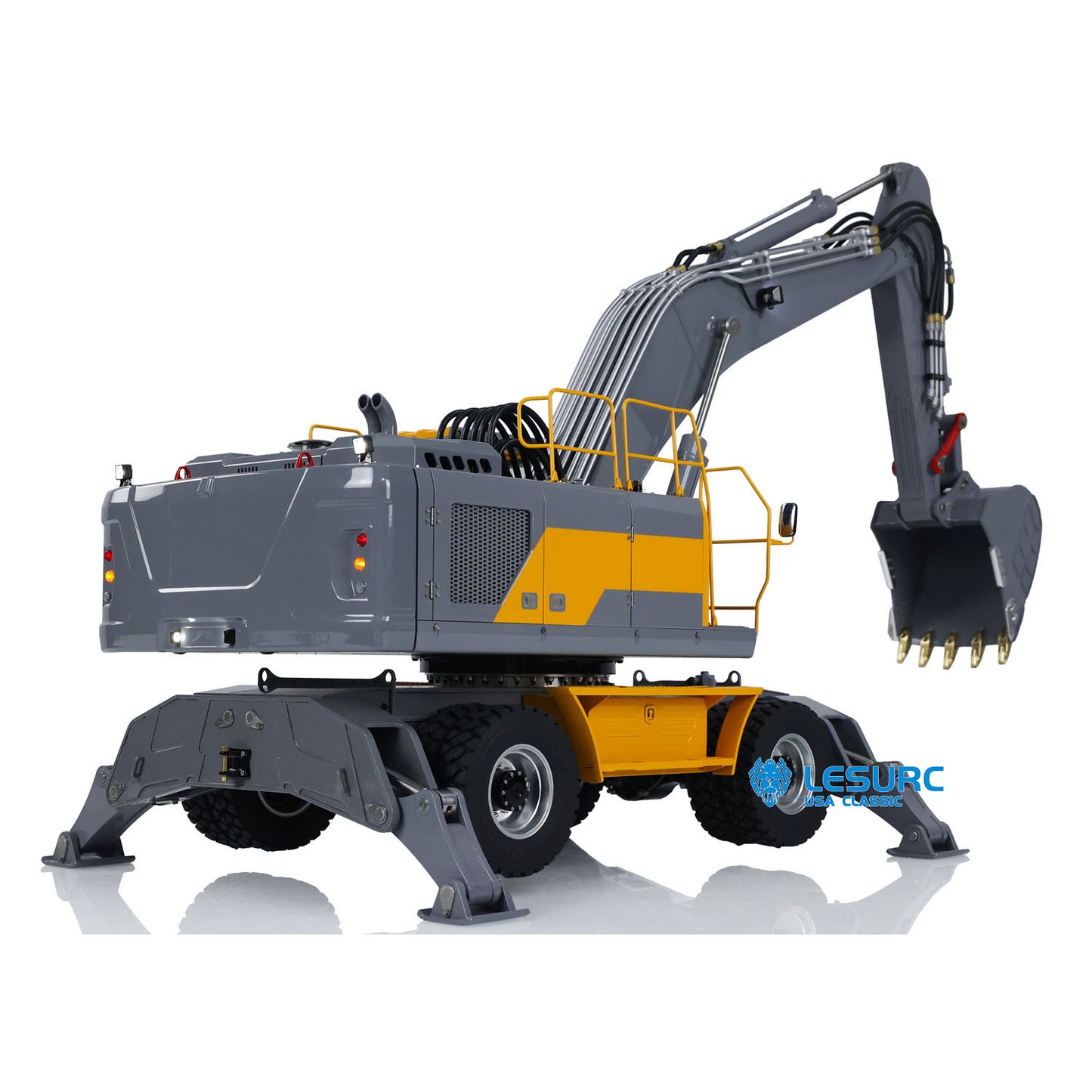 1/14 Aoue ET30H LESU RC Hydraulic Excavator RTR Wheeled Radio Control Diggers Model PL18EVLite Remote Control LCD Display Screen