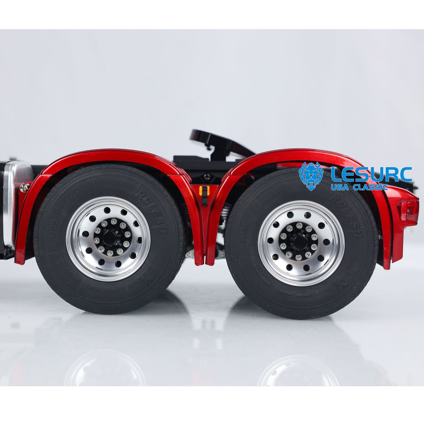 LESU 1/14 RC Tractor Truck 6*6 770S Metal Chassis Simulation Car Model Light Sound Smoke Differential 2-Speed FlySky ST8 Radio