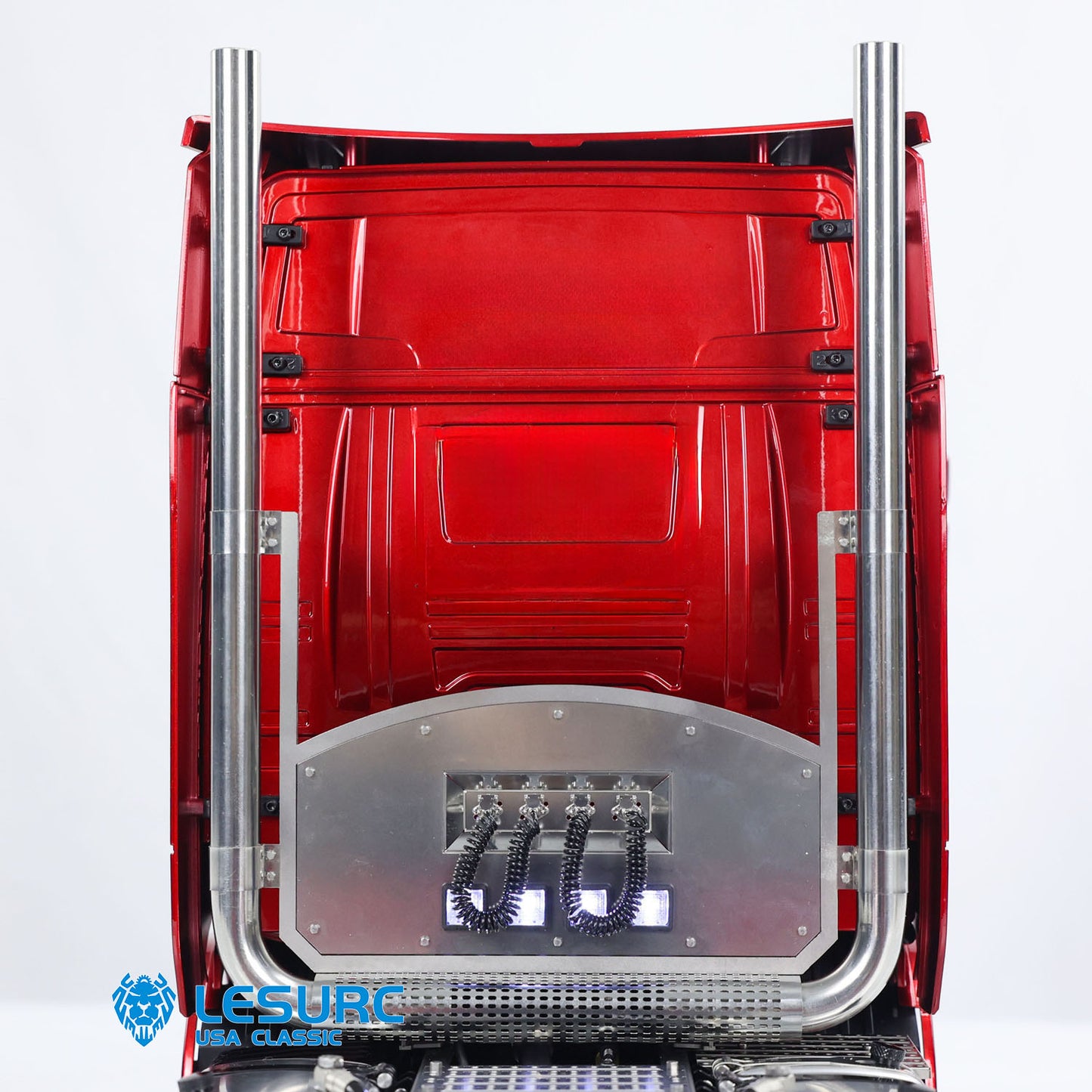LESU 1/14 RC Tractor Truck 6*6 770S Metal Chassis Simulation Car Model Light Sound Smoke Differential 2-Speed FlySky ST8 Radio