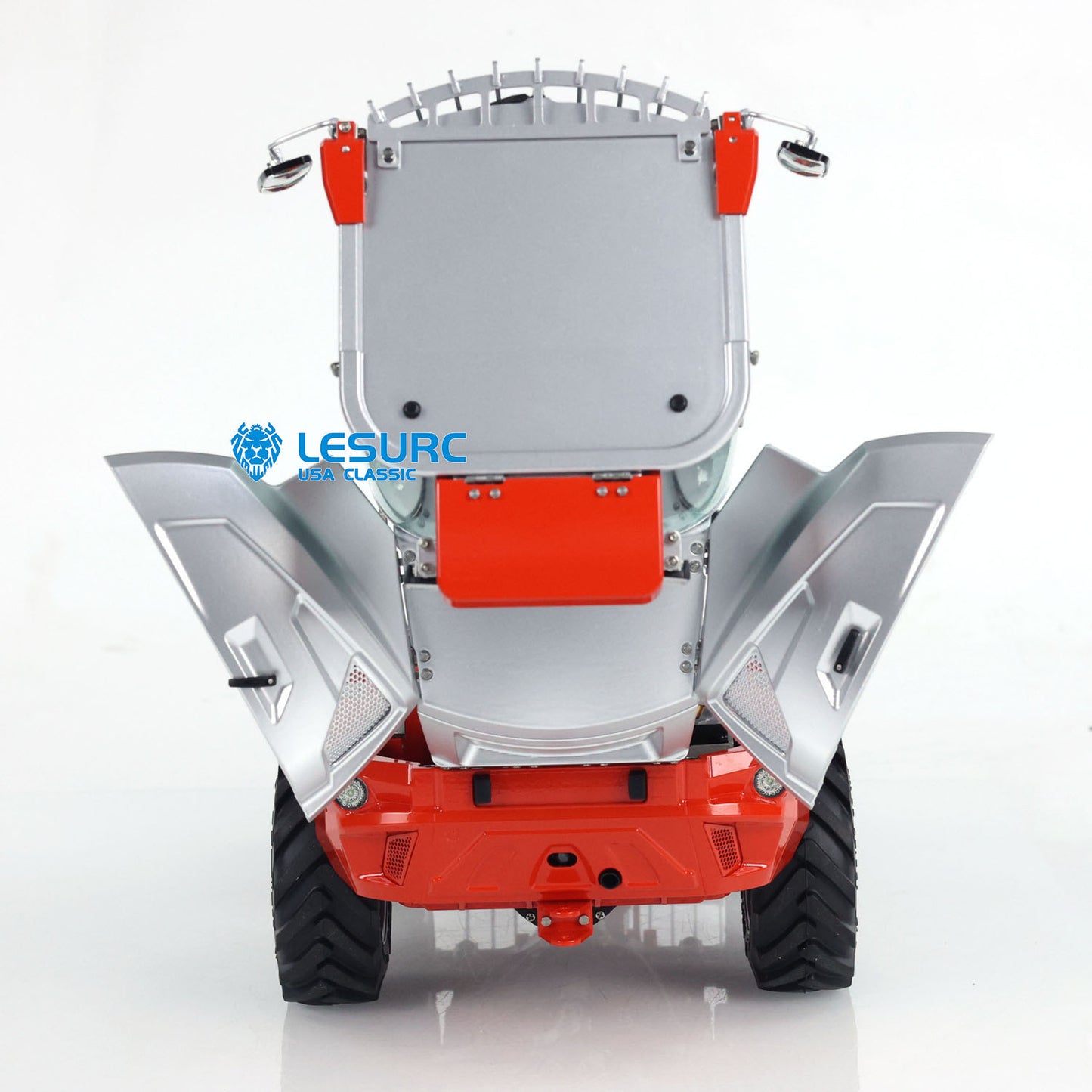 1/14 LESU RC Hydraulic Fork Loader AT1050 Telescopic Arm Truck Remote Control Car I6S Radio Light Sound System