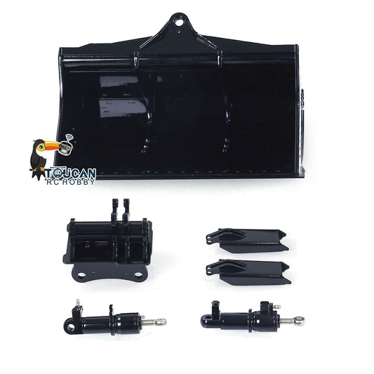 LESU Metal 1/14 Tiltable Bucket for RC Hydraulic Excavator PC360 ET26L 945 Remote Control Digger Model