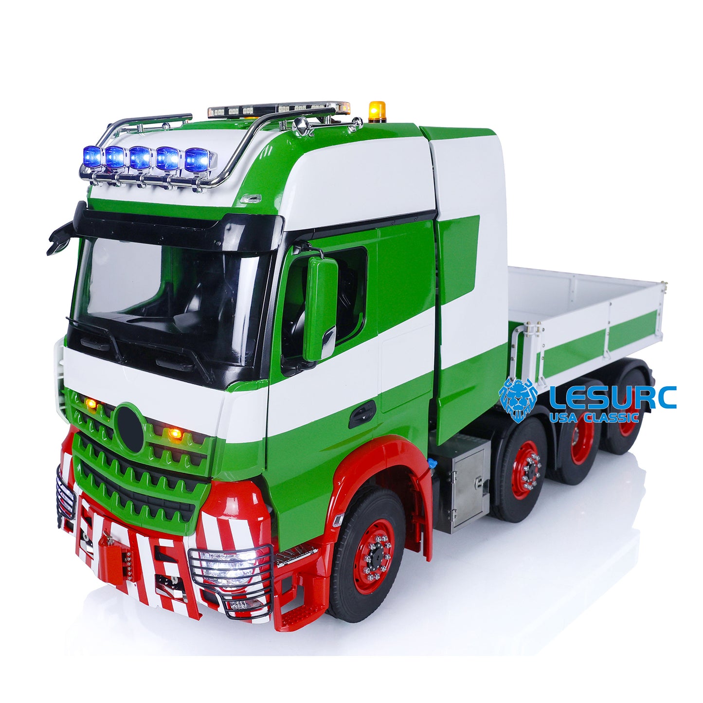 1/14 LESU RC Highline Tractor Truck Heavy-duty Metal Chassis Painted Remote Control Car Model W/ 3 Speed Gearbox Lights Sounds