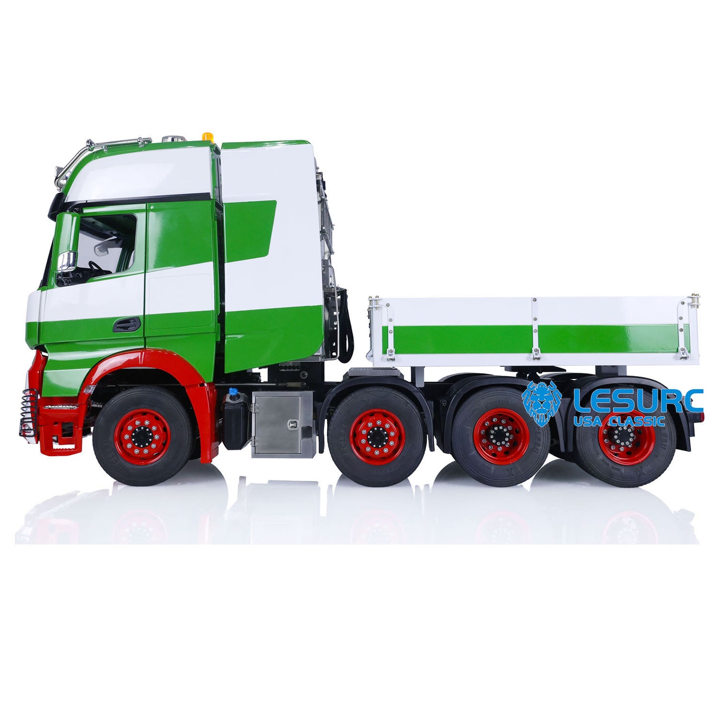 1/14 LESU RC Highline Tractor Truck Heavy-duty Metal Chassis Painted Remote Control Car Model W/ 3 Speed Gearbox Lights Sounds