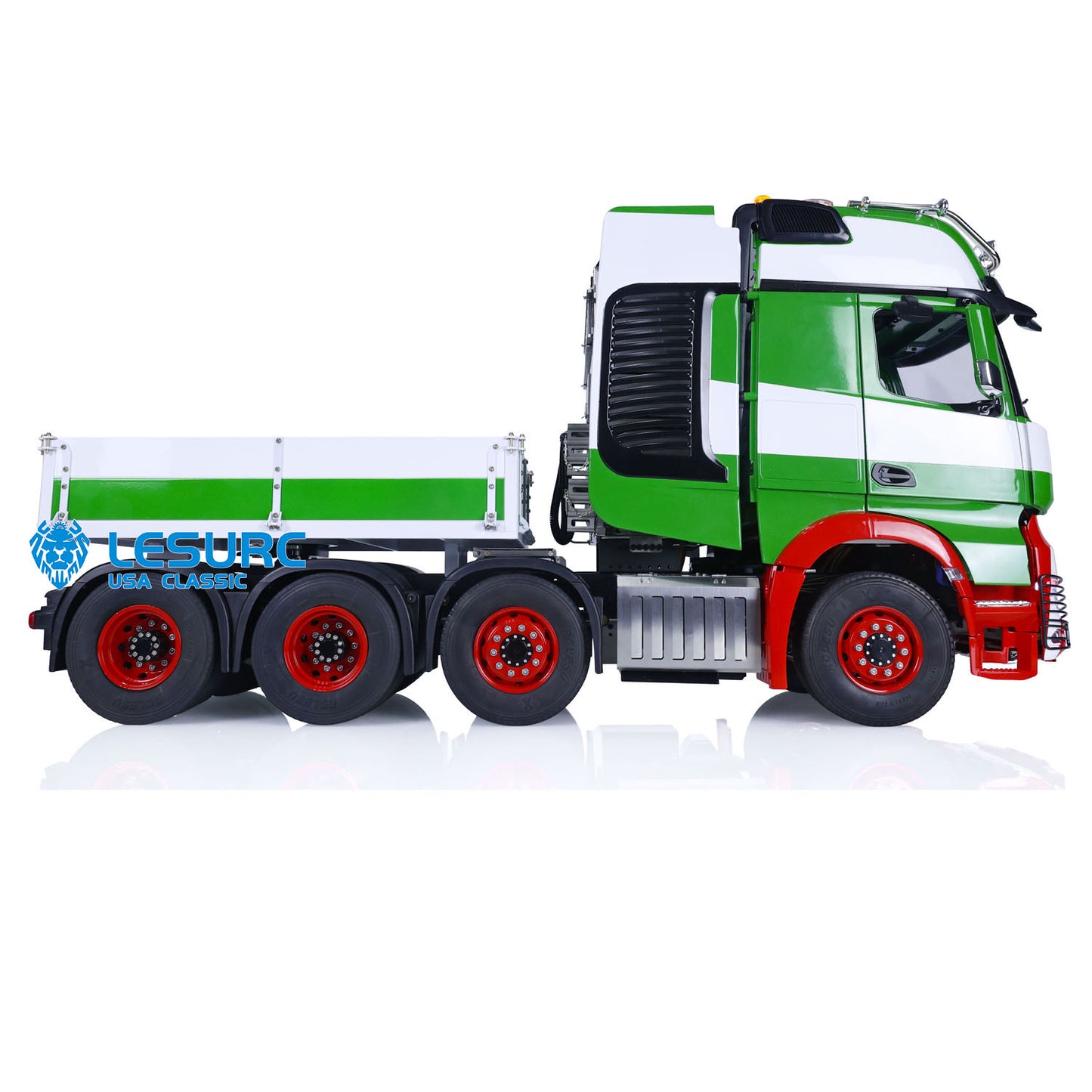 1/14 LESU RC Highline Tractor Truck Heavy-duty Metal Chassis Painted Remote Control Car Model W/ 3 Speed Gearbox Lights Sounds