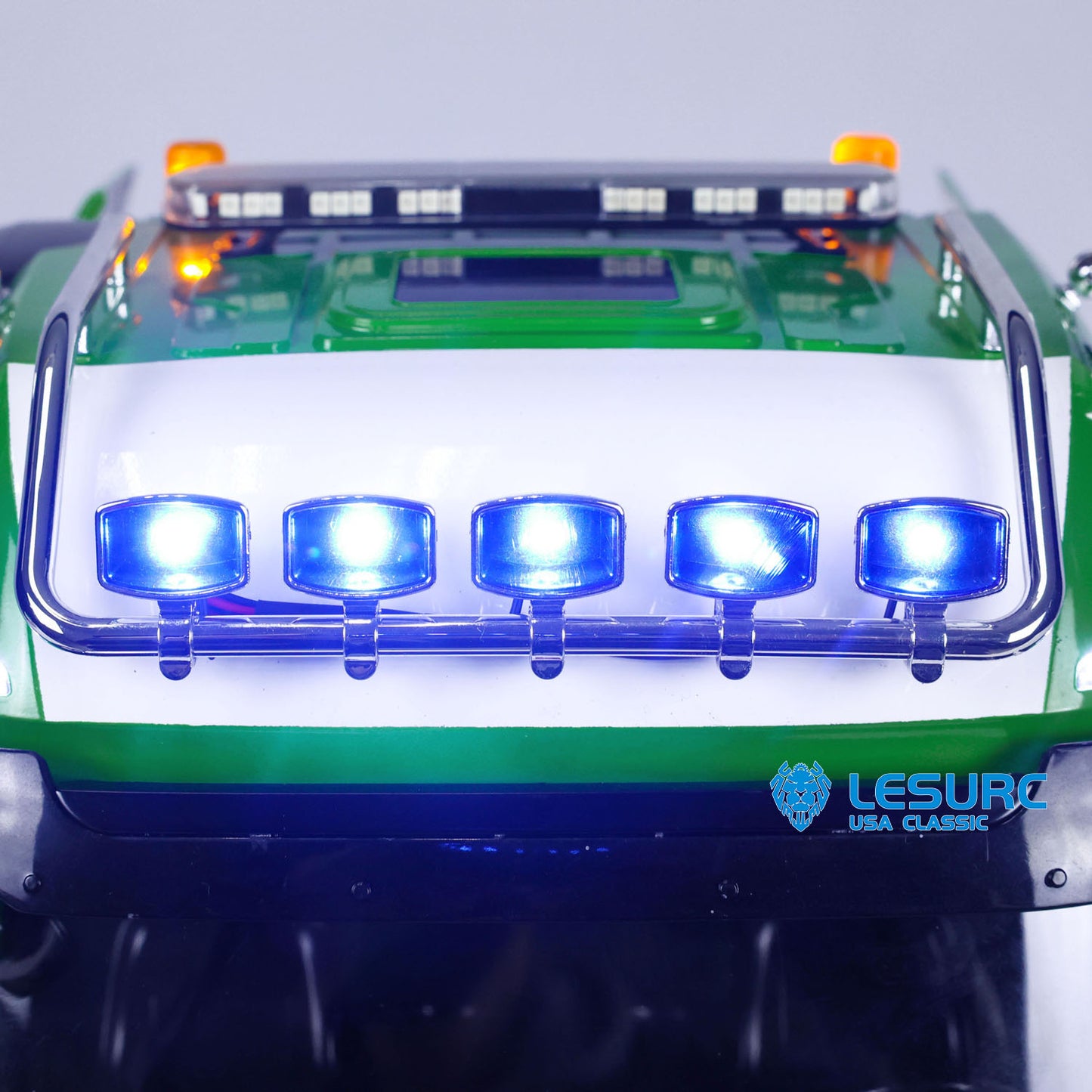 1/14 LESU RC Highline Tractor Truck Heavy-duty Metal Chassis Painted Remote Control Car Model W/ 3 Speed Gearbox Lights Sounds