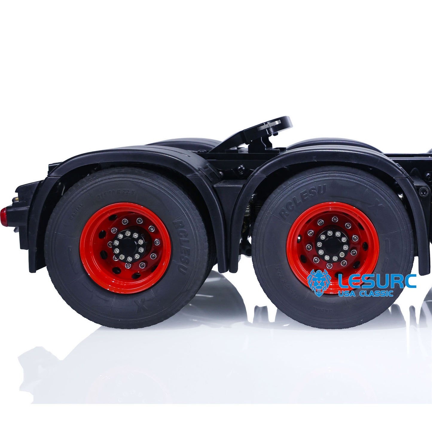 1/14 LESU RC Highline Tractor Truck Heavy-duty Metal Chassis Painted Remote Control Car Model W/ 3 Speed Gearbox Lights Sounds