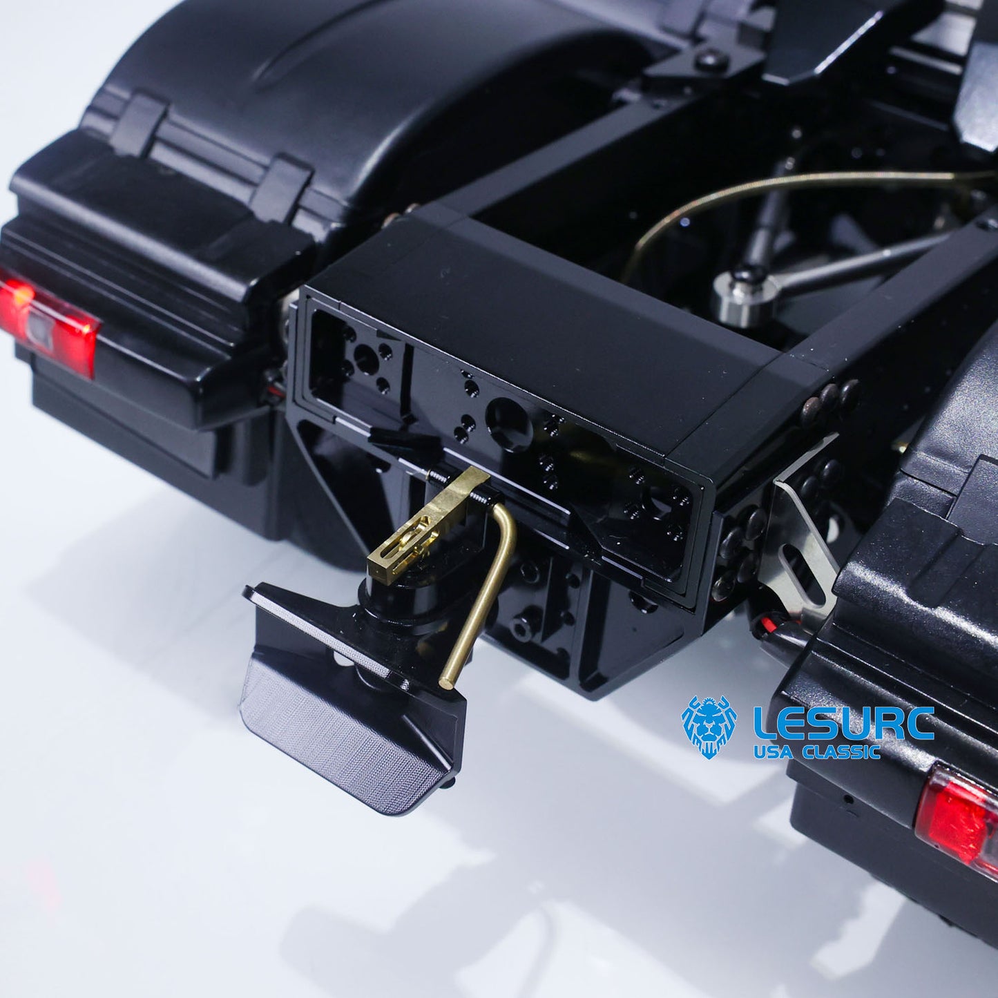 1/14 LESU RC Highline Tractor Truck Heavy-duty Metal Chassis Painted Remote Control Car Model W/ 3 Speed Gearbox Lights Sounds