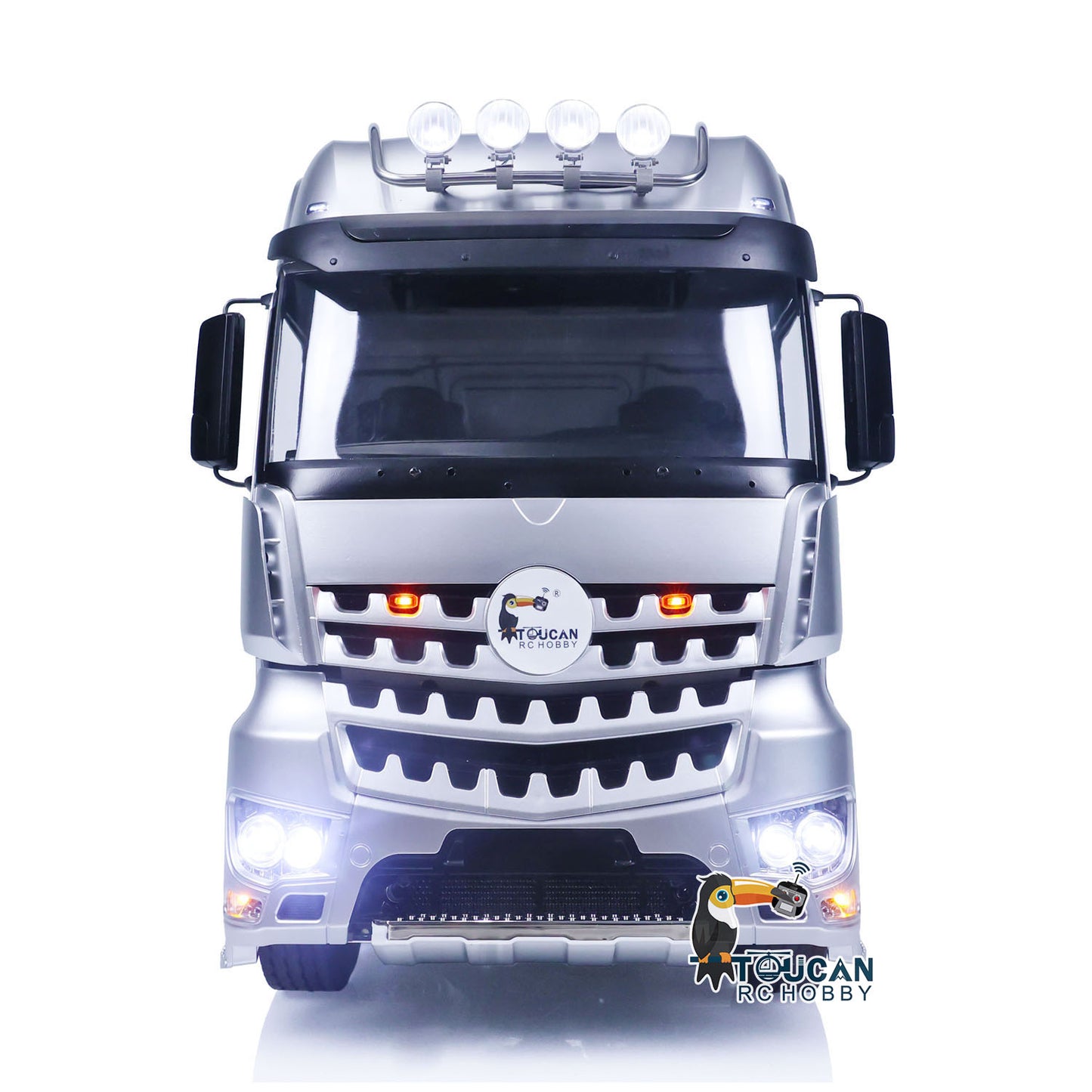 LESU 1/14 RC Tractor Truck 8x8 Metal Chassis High-Quality Customized Remote Control Car 3-speed Transmission Model Equipment Rack