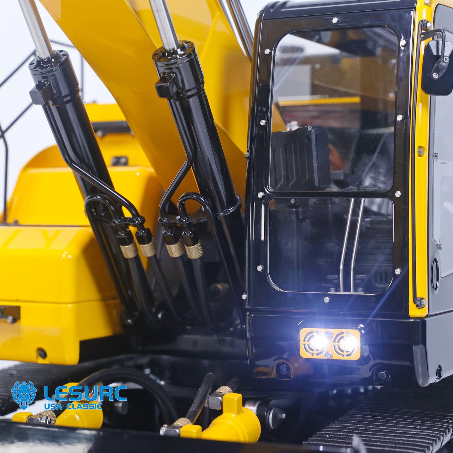 LESU 1/14 RC Metal Hydraulic Painted Excavator ET26L 2 Arms Digger Model Aoue-ET26L W/ Light Motor Servo ESC Upgrade Accessories