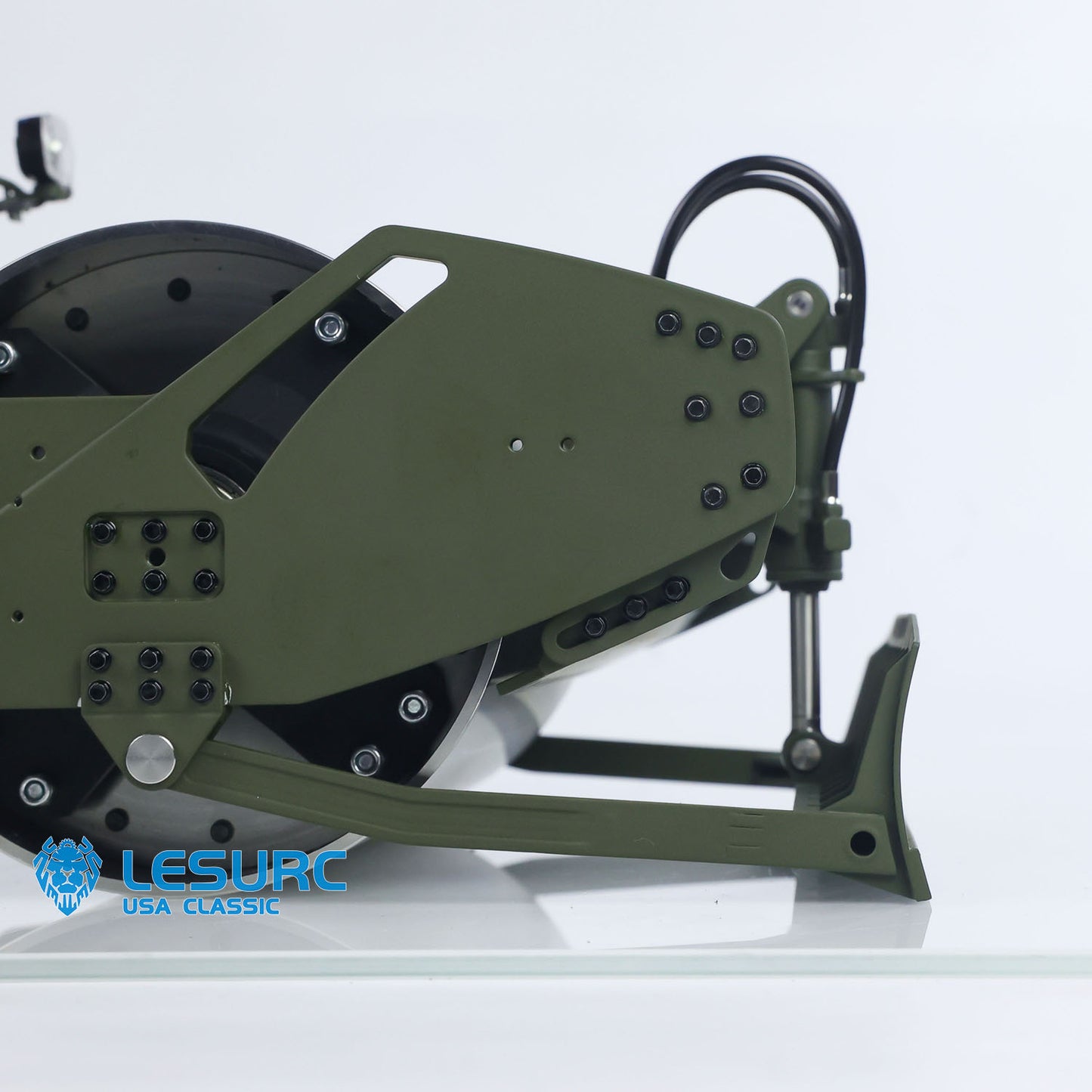LESU 1:14 Hydraulic RC Road Roller Aoue H13i Radio Control Construction Model Flysky I6S Radio Battery Charger Light