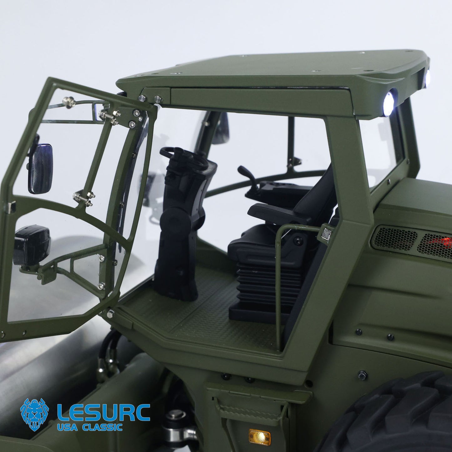 LESU 1:14 Hydraulic RC Road Roller Aoue H13i Radio Control Construction Model Flysky I6S Radio Battery Charger Light