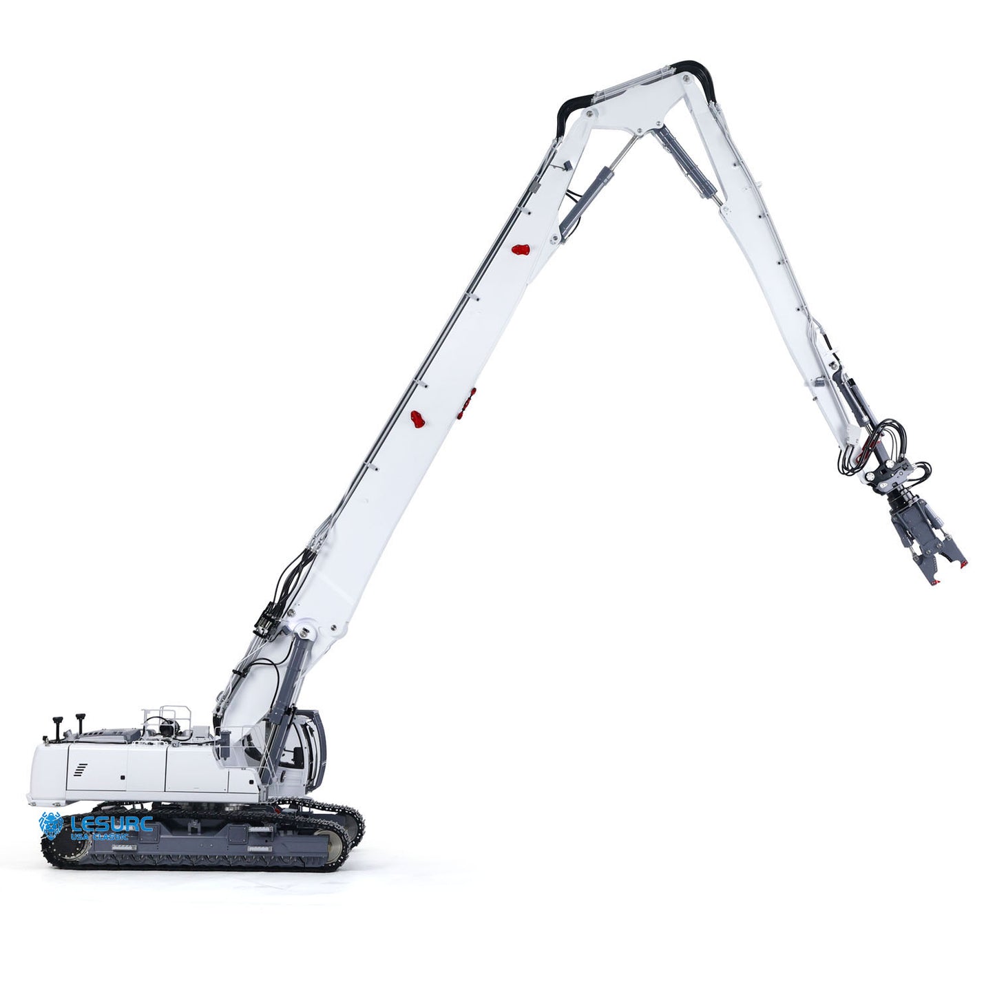 IN STOCK 1/14 RC Full Hydraulic Demolition Excavator LESU LR960 RTR Digger Electric Construction Vehicle Model GPS Battery Frsky XE Radio