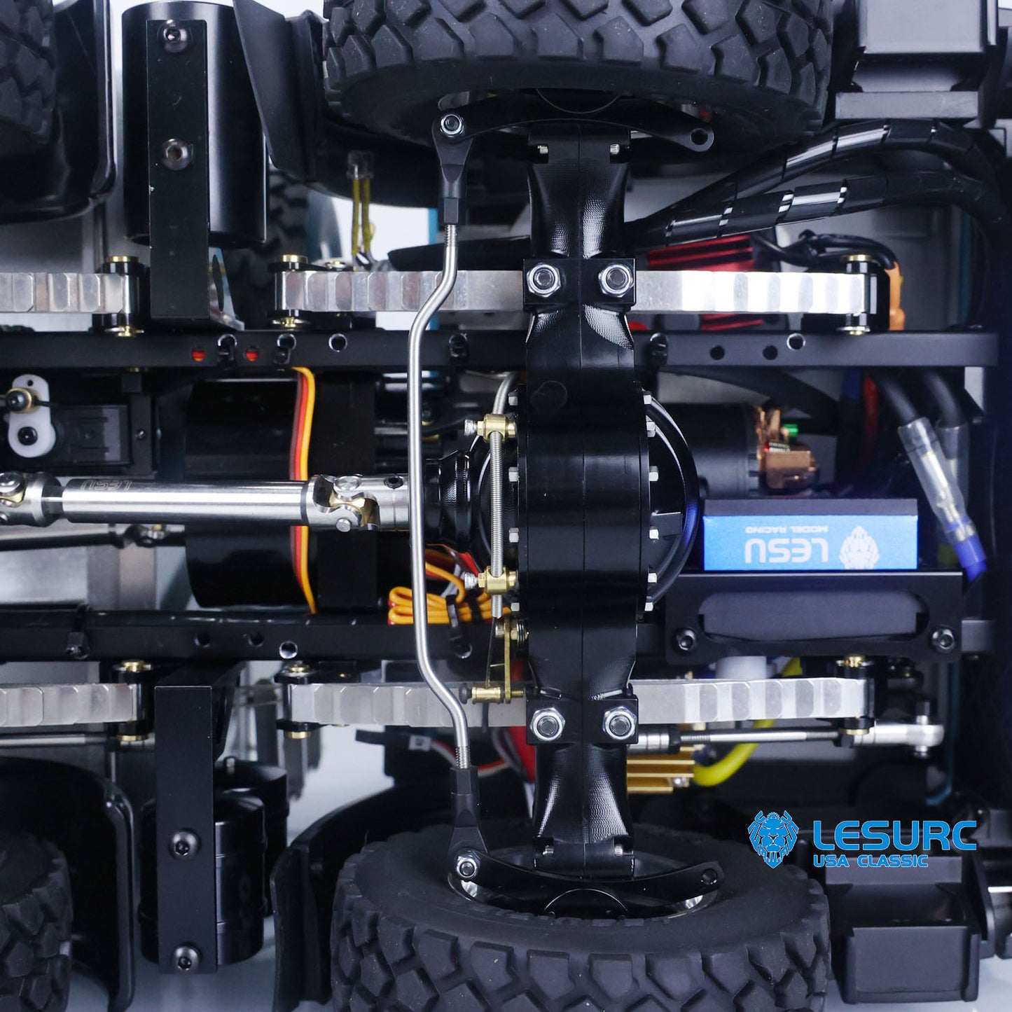 LESU 1/14 8X8 RC Hydraulic Tipper Car for Radio Control Dumper Truck Model Construction Vehicle Sound Light System Motor Driver