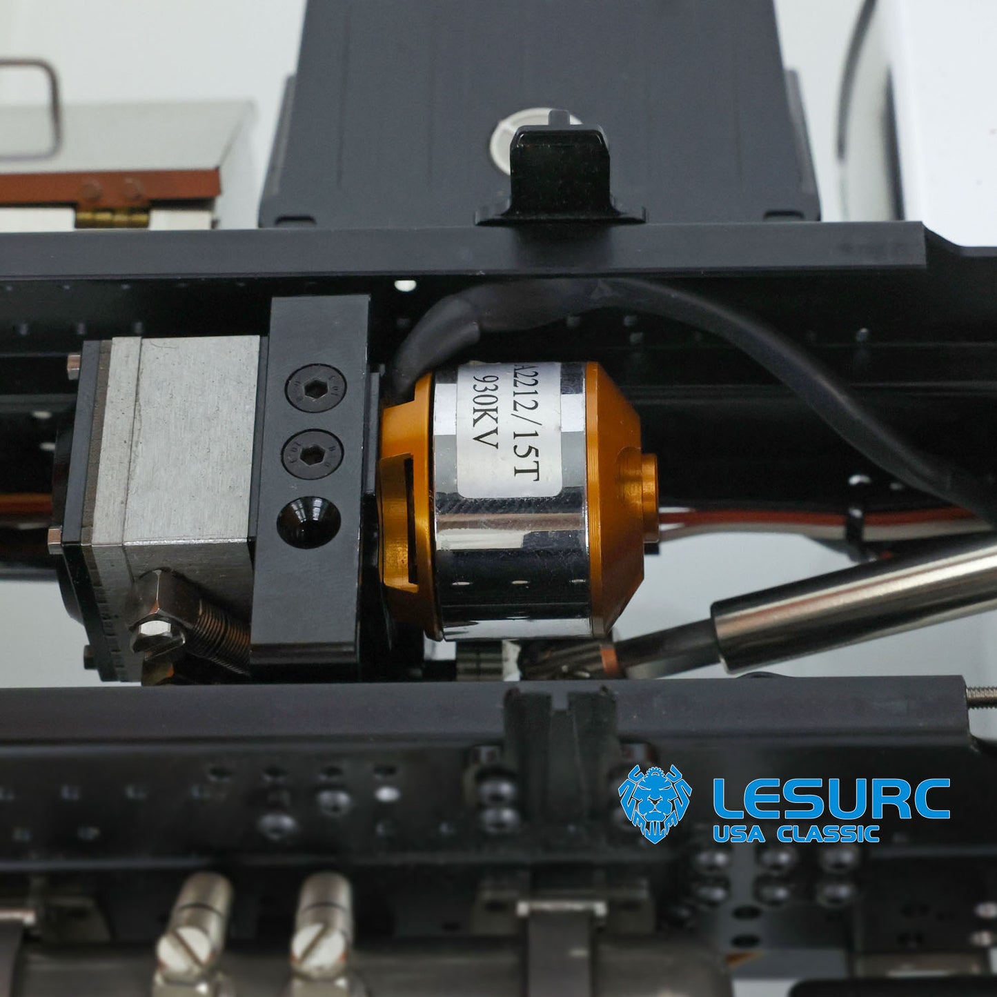 LESU 4*4 1/14 Metal Chassis RC Hydraulic Dumper Truck for TGS Tipper Car Models I6S Remote Control 5200MAH Battery