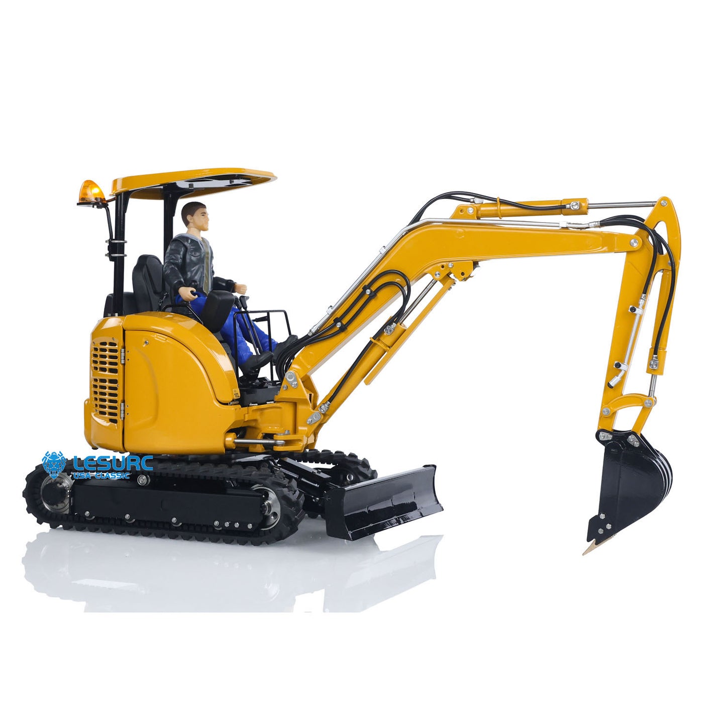 LESU B0003 Upgraded Ver 1/14 PC30 RC Hydraulic Excavator Metal Radio Controlled Digger Model Frsky X14 Radio Sound Light Battery