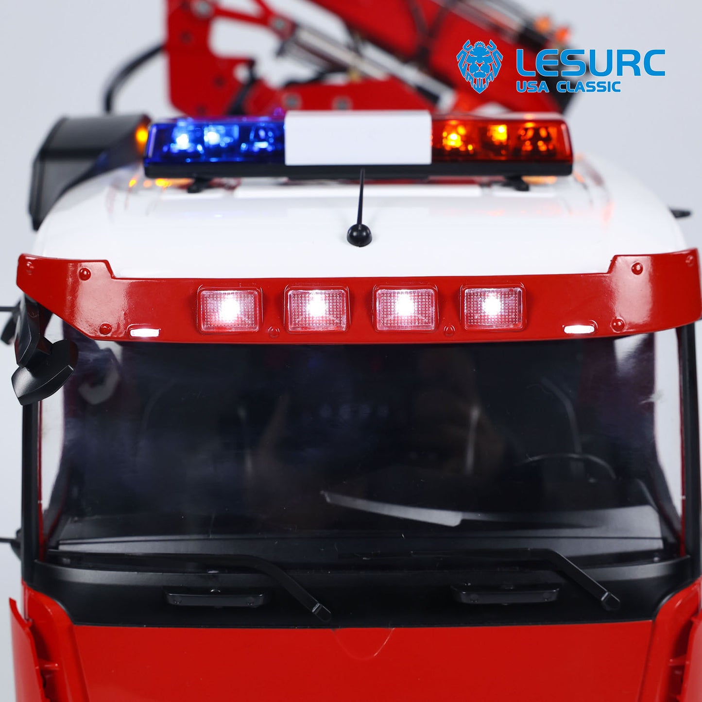 LESU 8x8 1/14 RC Hydraulic Crane Remote Control Tractor Truck Fly Jib Cars Hobby Model PNP/RTR Upgraded Ver