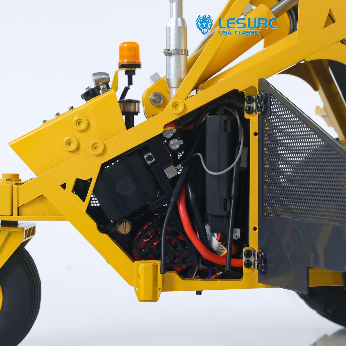 LESU Metal 1/14 Remote Control Hydraulic Log Loader AOUE 225A RC Sugarcane Loader Grabber 4CH Valve Light KIT Version Unassembled Model