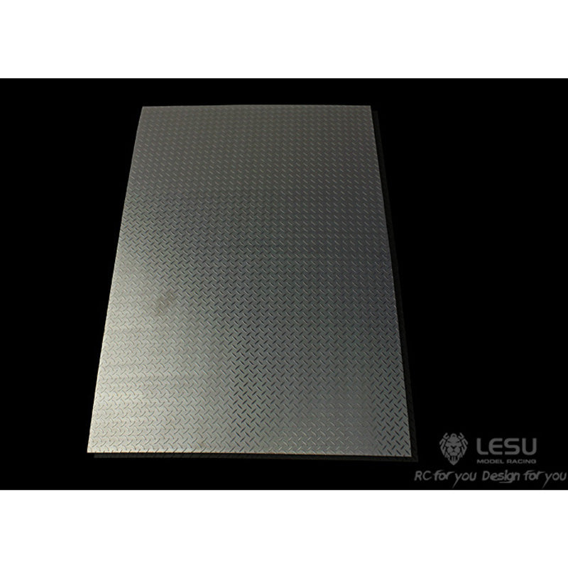LESU Metal Stainless Steel Plate A B for 1/14 Radio Controlled Tractor Truck Model DIY Spare Parts Accessories Replacements