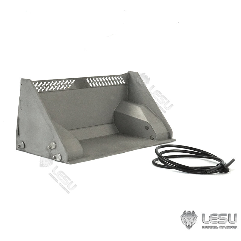 LESU 1/14 Scale Metal Aoue-LT5H Wheeled Skid-Steer Loader Radio Control Hydraulic DIY Model Sound Light System Esc Attachments