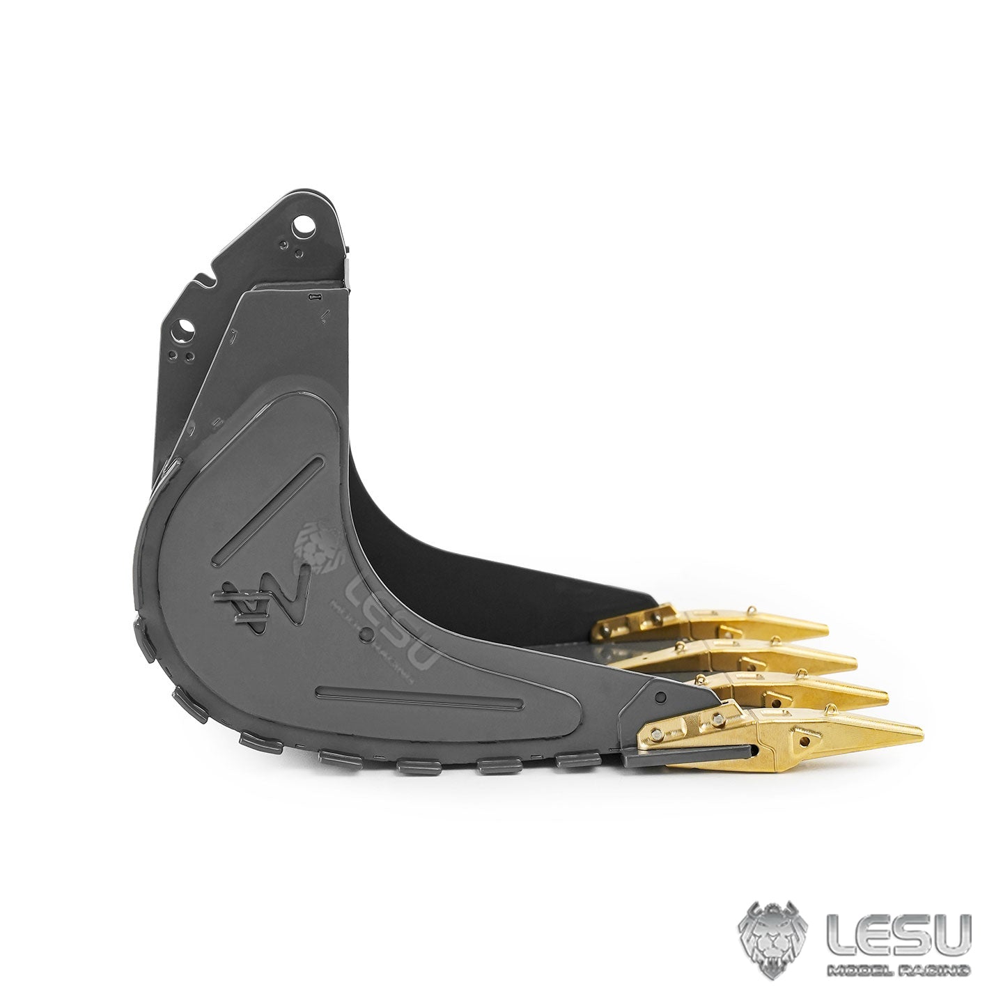 Metal Original Bucket B0030-G for LESU 1/14 RC Hydraulic Excavator LR956 PC360 ET26L SK500 ET26B ET36L Remote Control Digger