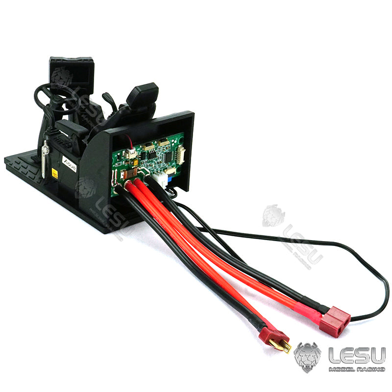 LESU Spare Parts Metal Protective Fence Grab Grapple Fixed Mount Liquid Crystal Display Bucket Track For 1/14 AC360 RC Excavator
